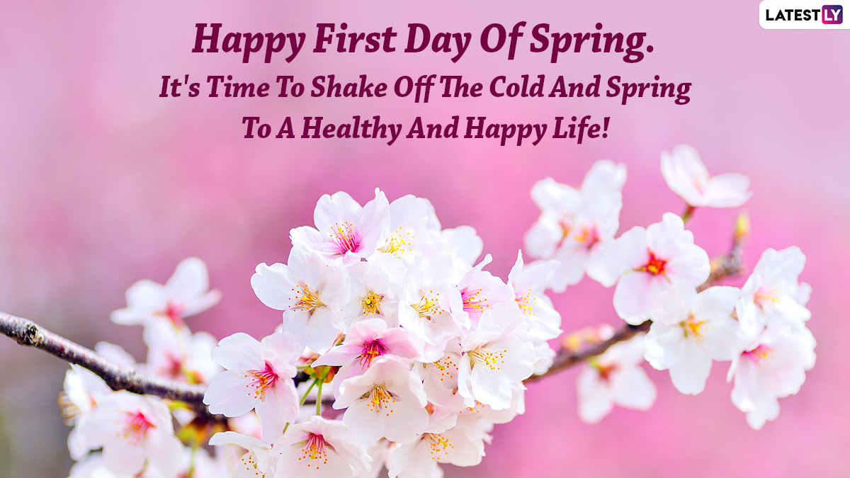 First Day of Spring 2022 Image and Greetings: Wish Happy Spring With WhatsApp Messages, HD Wallpaper, Positive Quotes and Photo Celebrating the Onset of Spring