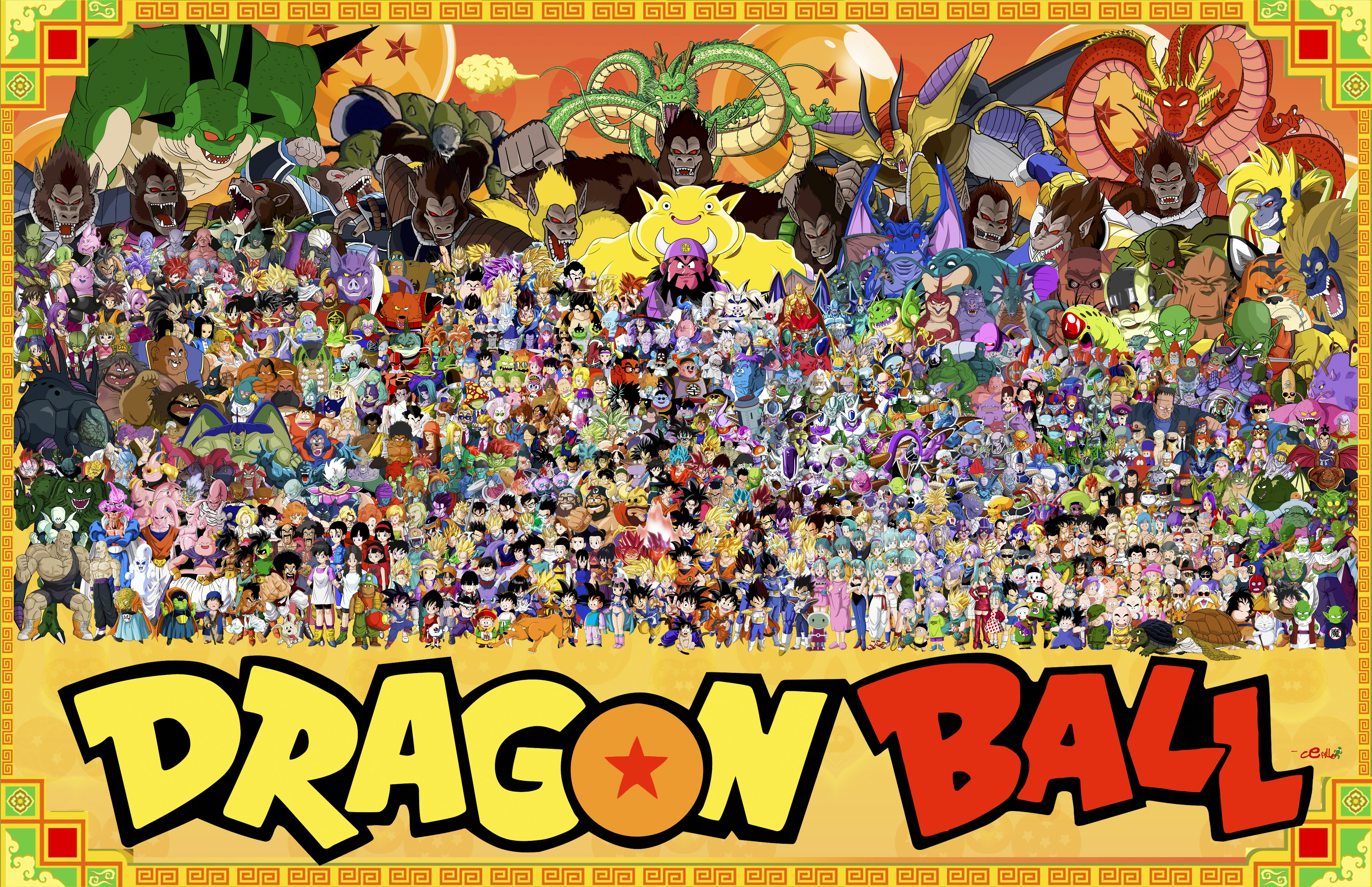 Dragon Ball Z Wallpaper All Characters