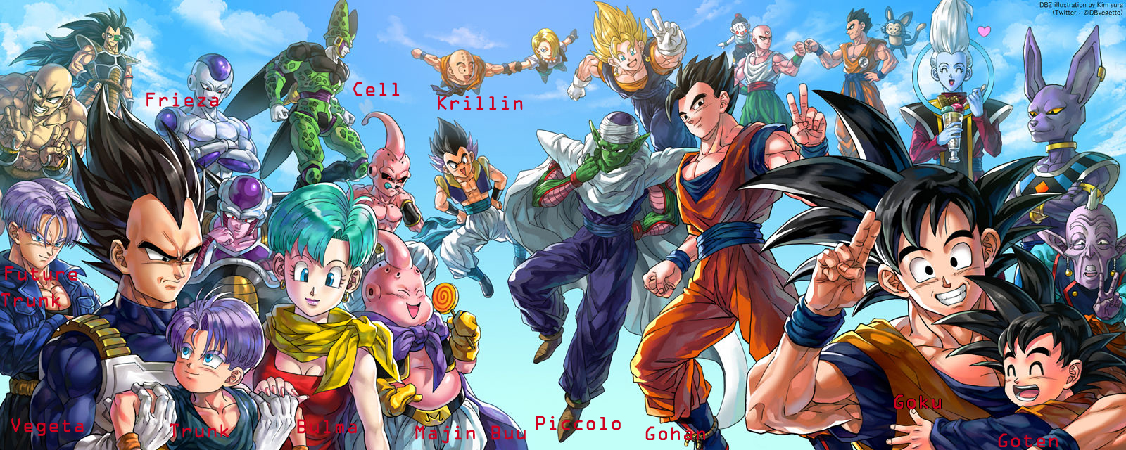 Dragon Ball Z Characters Names And Picture Wallpaper. Wallpaper Download. High Resolution Wallpaper