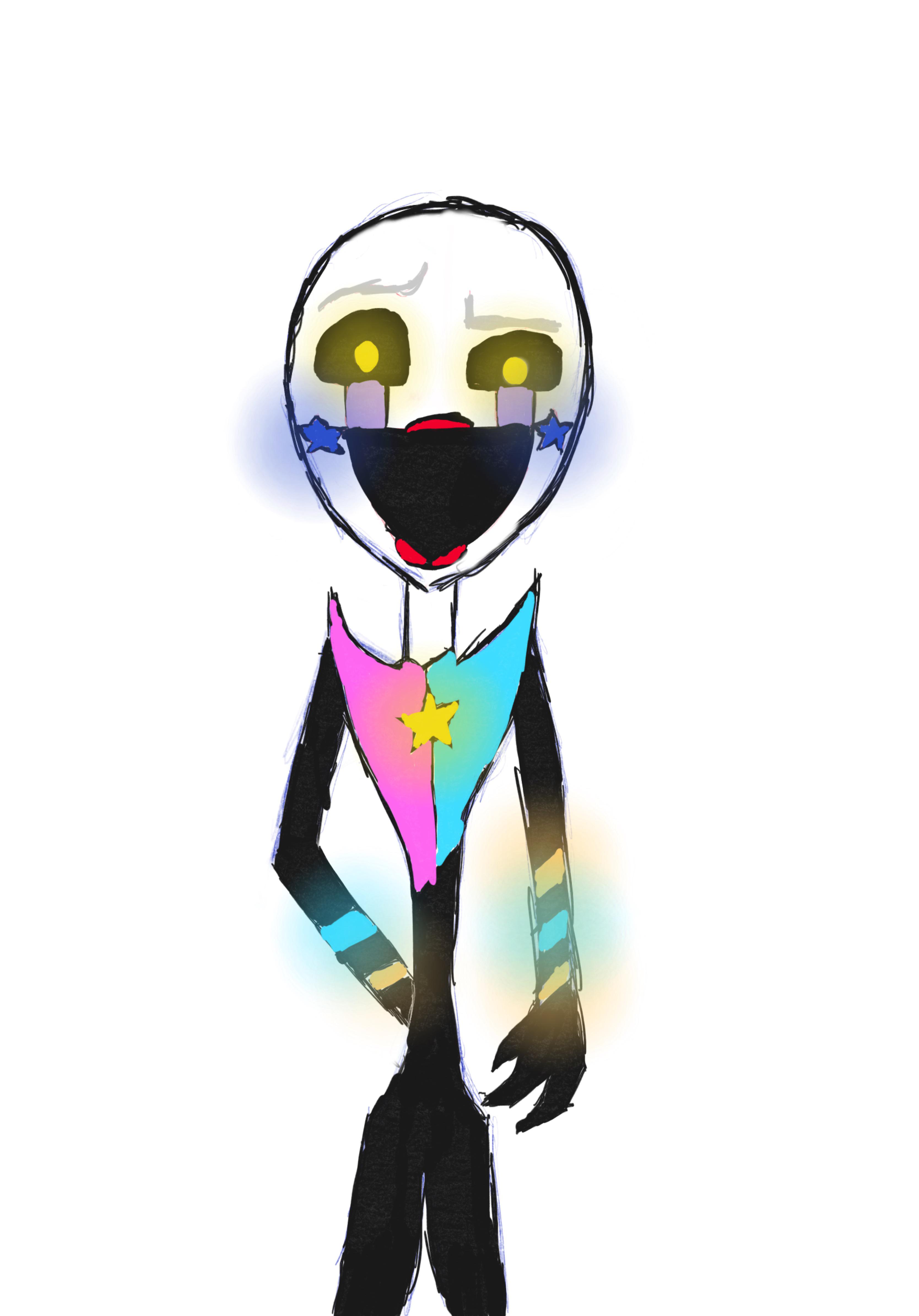 I made a concept for a glamrock puppet. Constructive criticism welcome