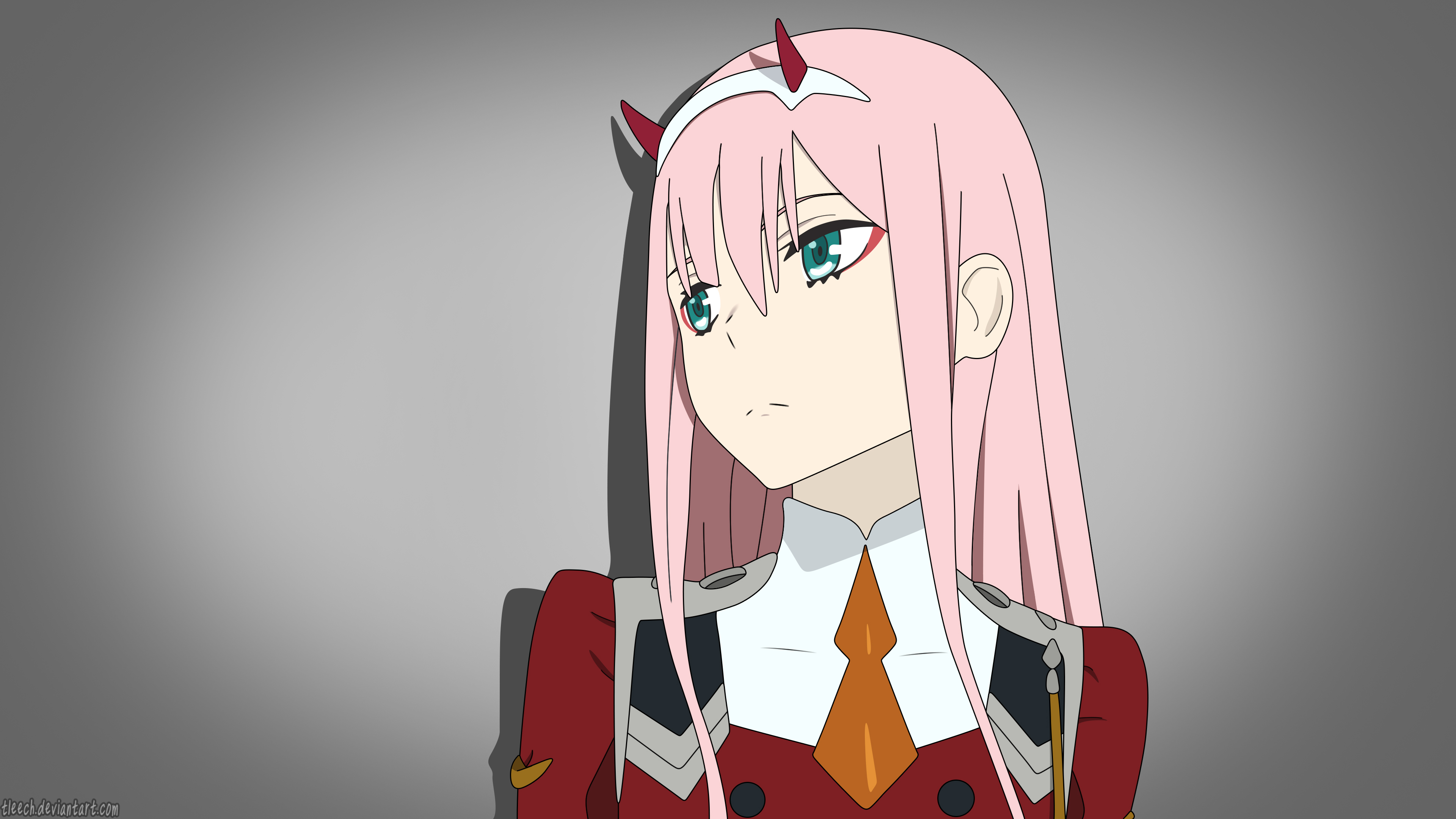 4K Zero Two (Darling in the FranXX) Wallpaper and Background Image