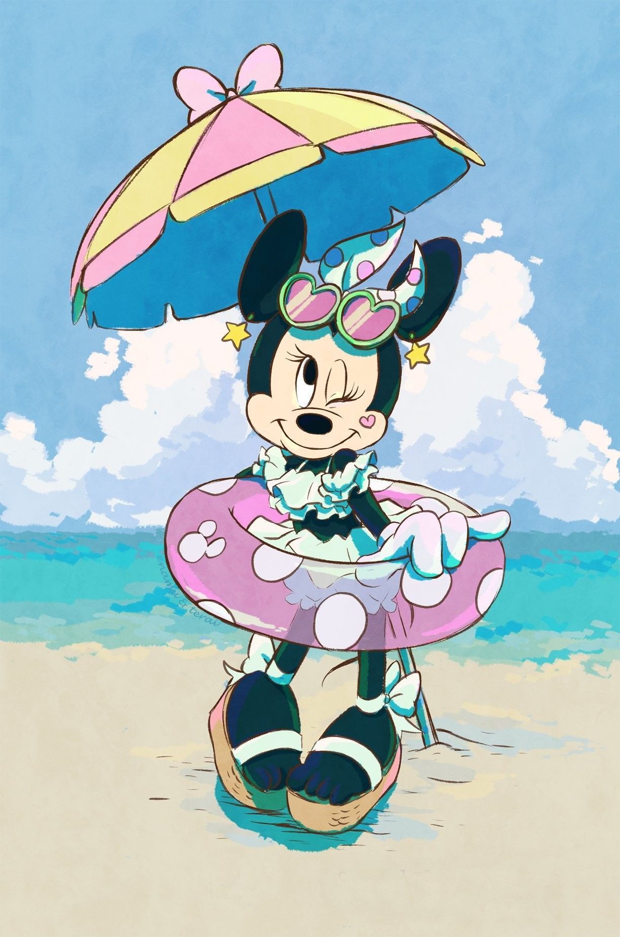 Mickey Mouse Summer Wallpaper, HD Mickey Mouse Summer Background on WallpaperBat