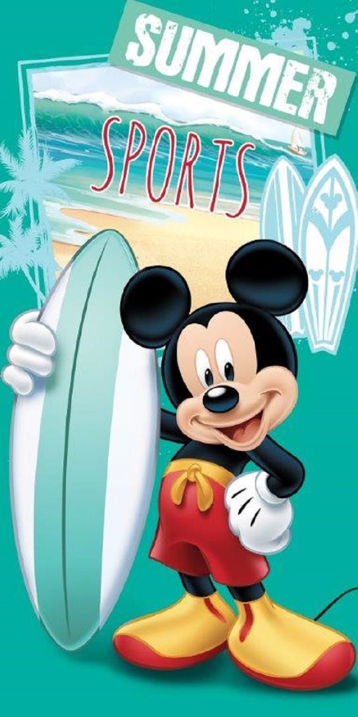 Mickey is ready for summer sports. Mickey mouse picture, Mickey mouse, Mickey mouse cartoon