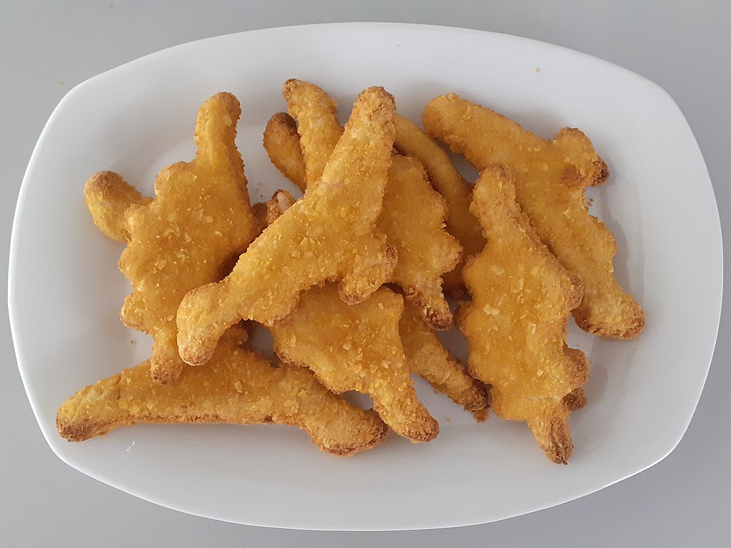 Dinos Chicken Nuggets Pattern Funny Realistic Dino Digital Art by Hadlie  Yozge  Pixels