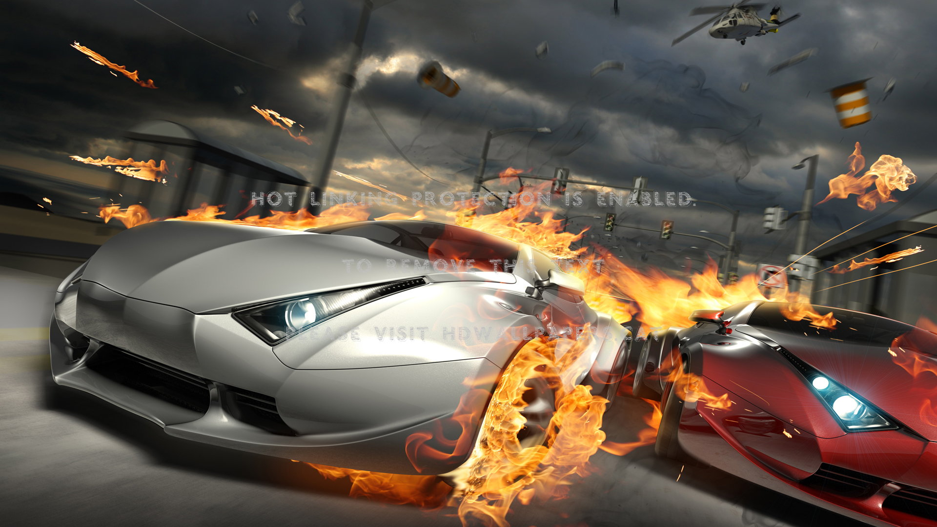 destructive car race burnout revenge HD for