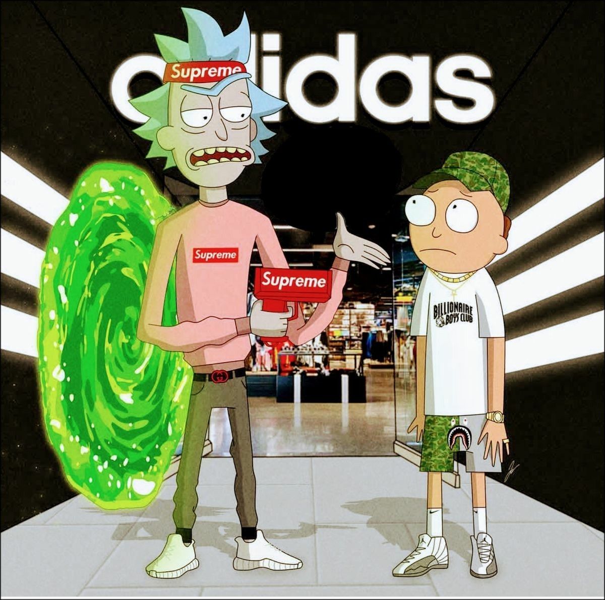 Rick And Morty Nike Wallpapers - Wallpaper Cave