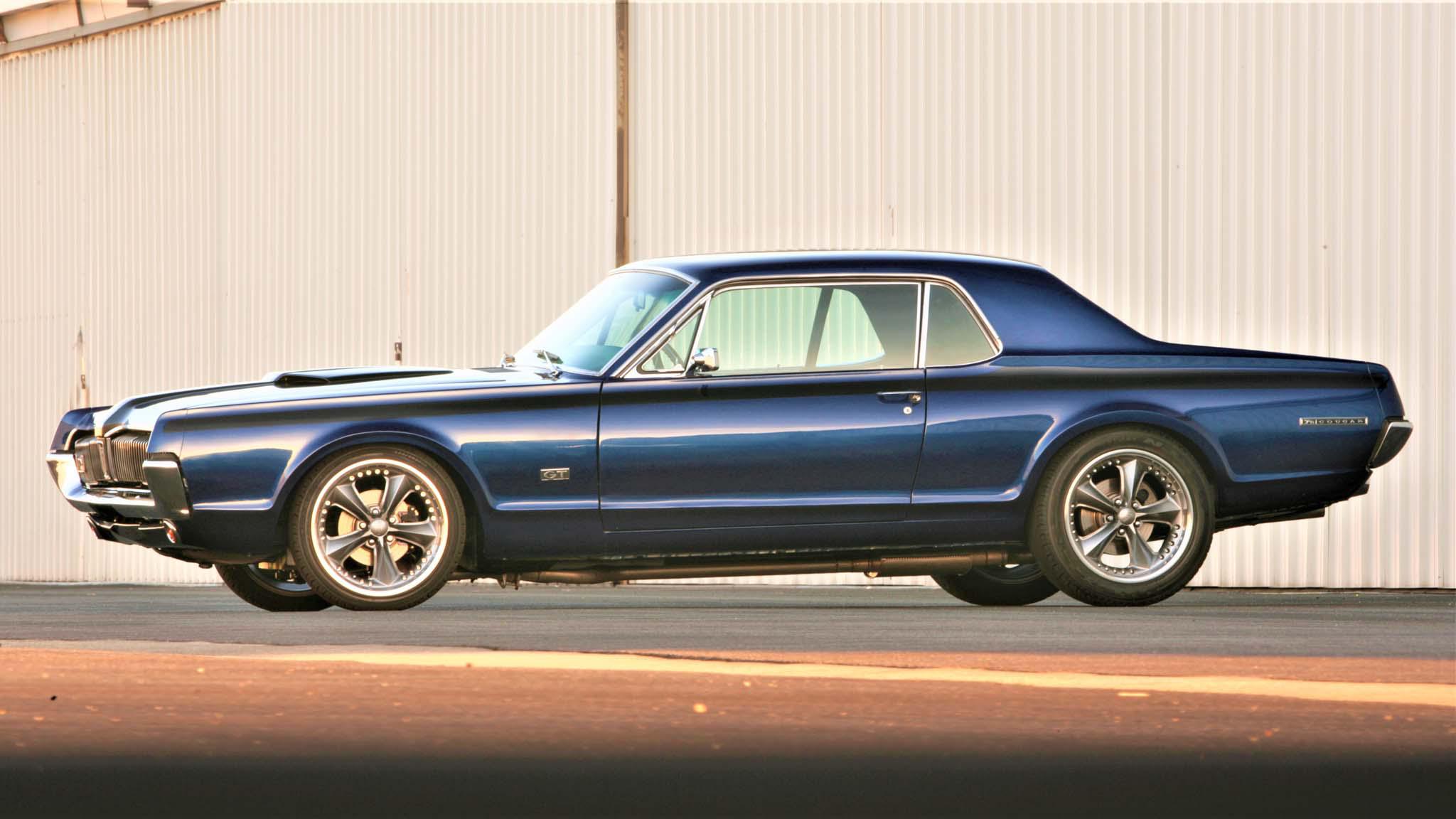 A 1967 Mercury Cougar restomod. A thing of beauty is a joy forever