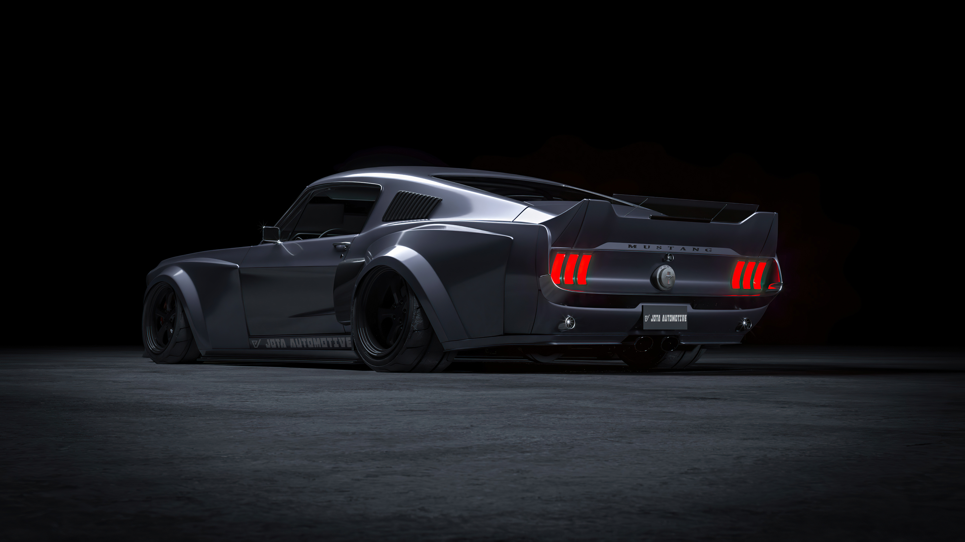 Wallpaper 4k Ford Mustang Fastback 1967 Widebody 4k Wallpaper