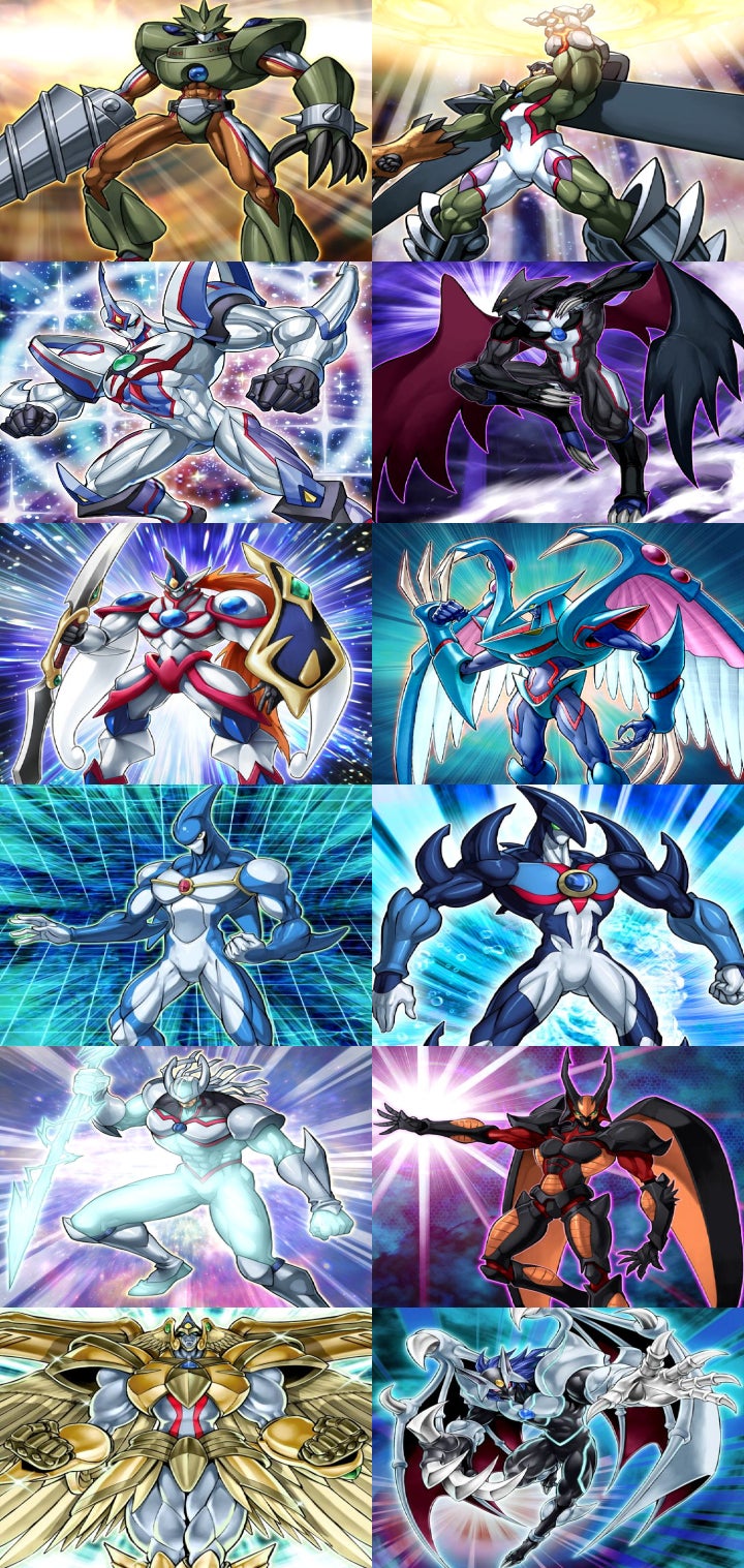 Elemental HERO Neos wallpaper for Smartphone, all current released fusions