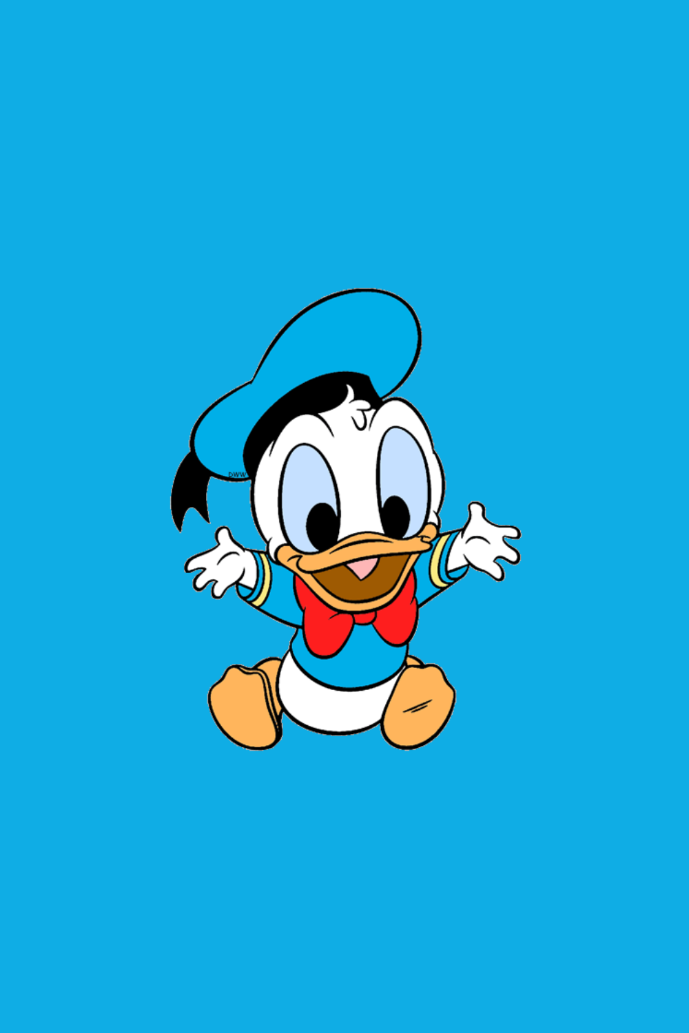 Cute baby donald duck coloring pages Stock Vector Images - Alamy
