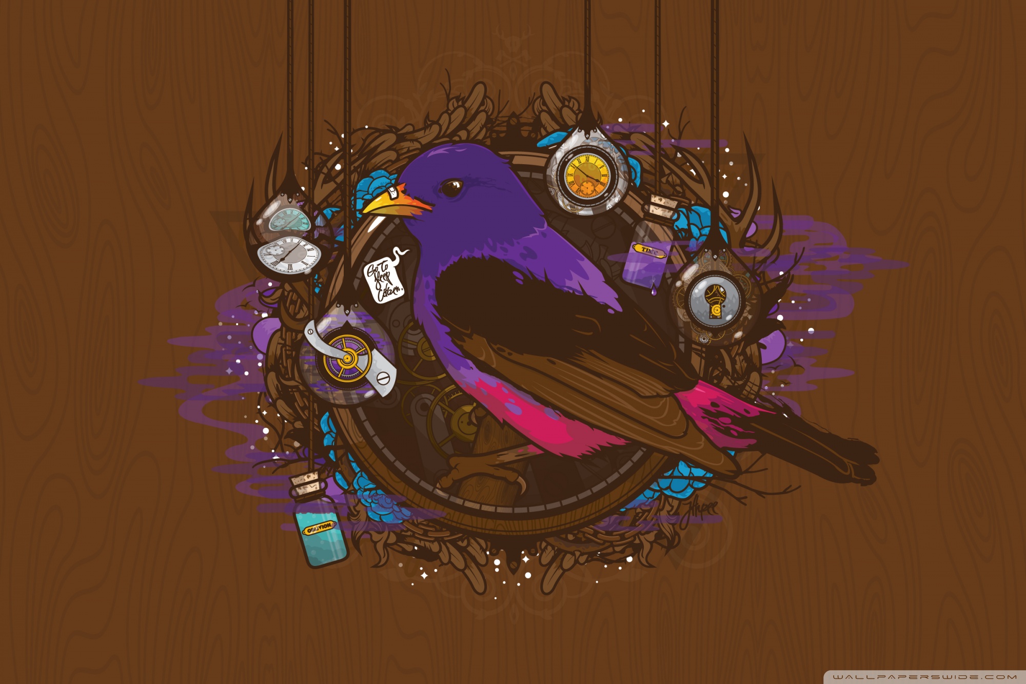 Bird Art Ultra HD Desktop Background Wallpaper for 4K UHD TV, Tablet