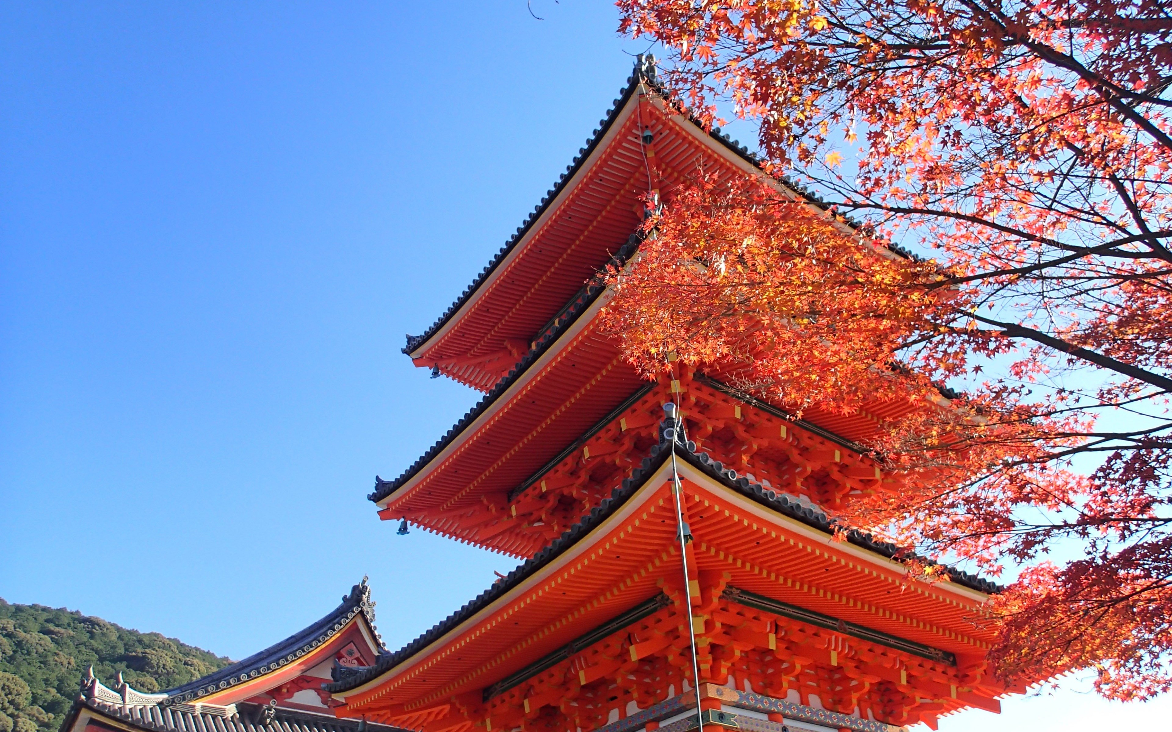 Download wallpaper Senspji, Asakusa Kannon Temple, summer, japanese landmarks, Kyoto, Tokyo, Japan for desktop with resolution 3840x2400. High Quality HD picture wallpaper