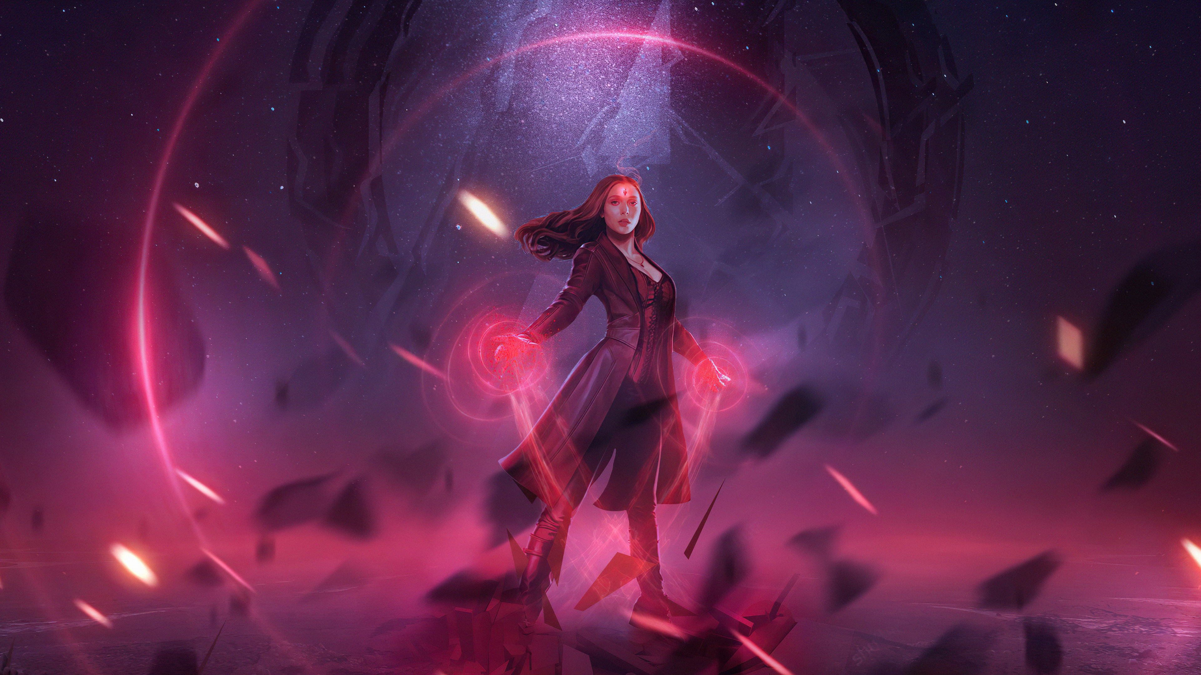 Scarlet Witch Wanda Vision Full Power Wallpaper Wallpaper Popular Scarlet Witch Wanda Vision Full Power Wallpaper Background