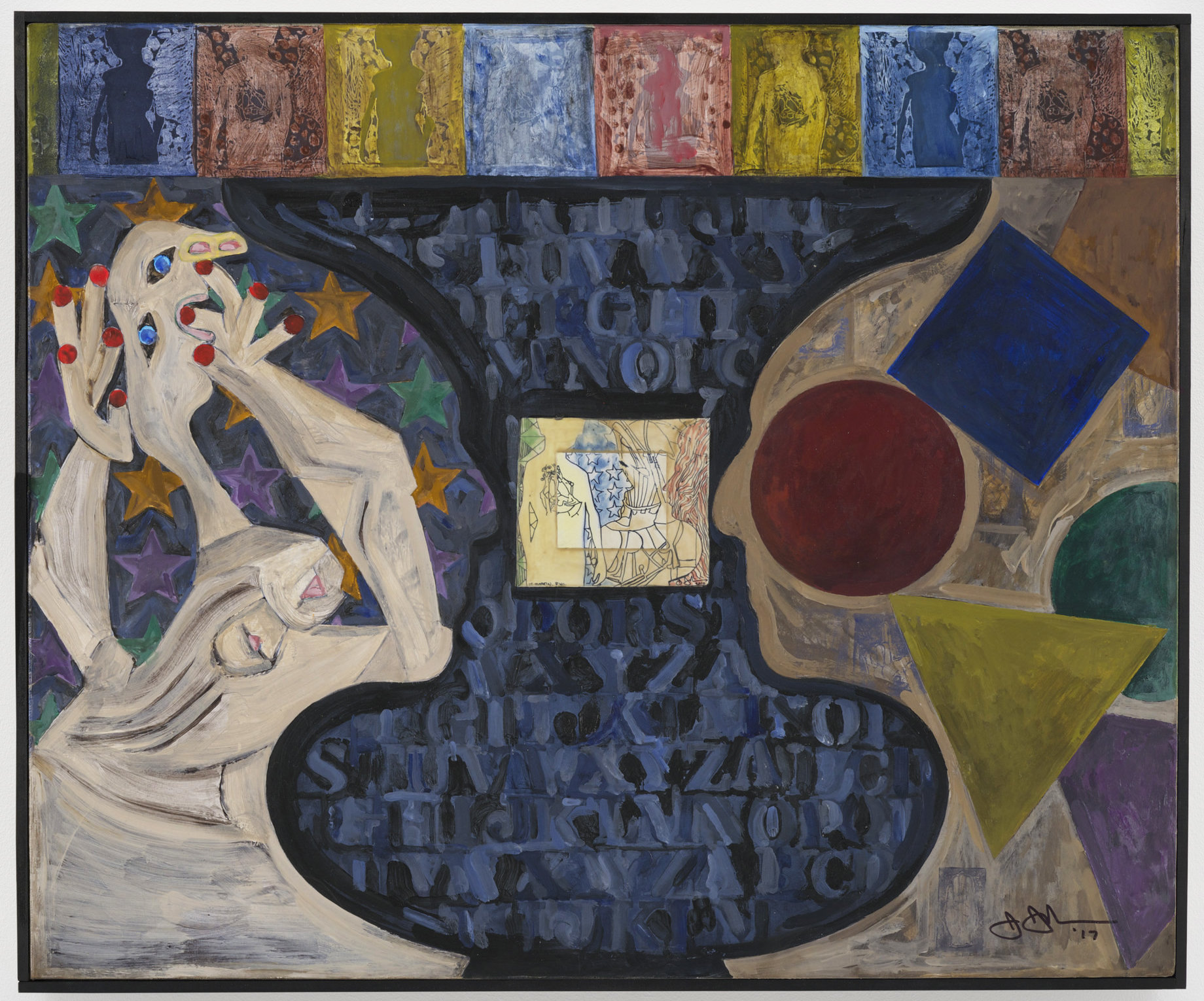 Jasper Johns Stays Divinely Busy