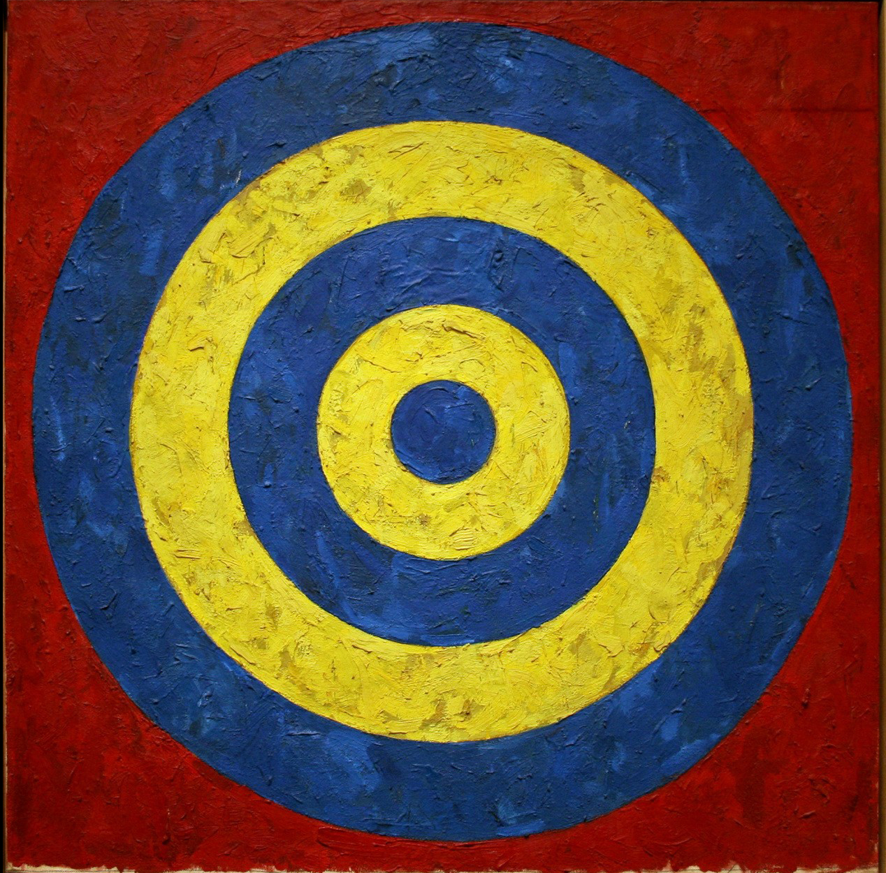 What was the Target in Jasper Johns' paintings?. art