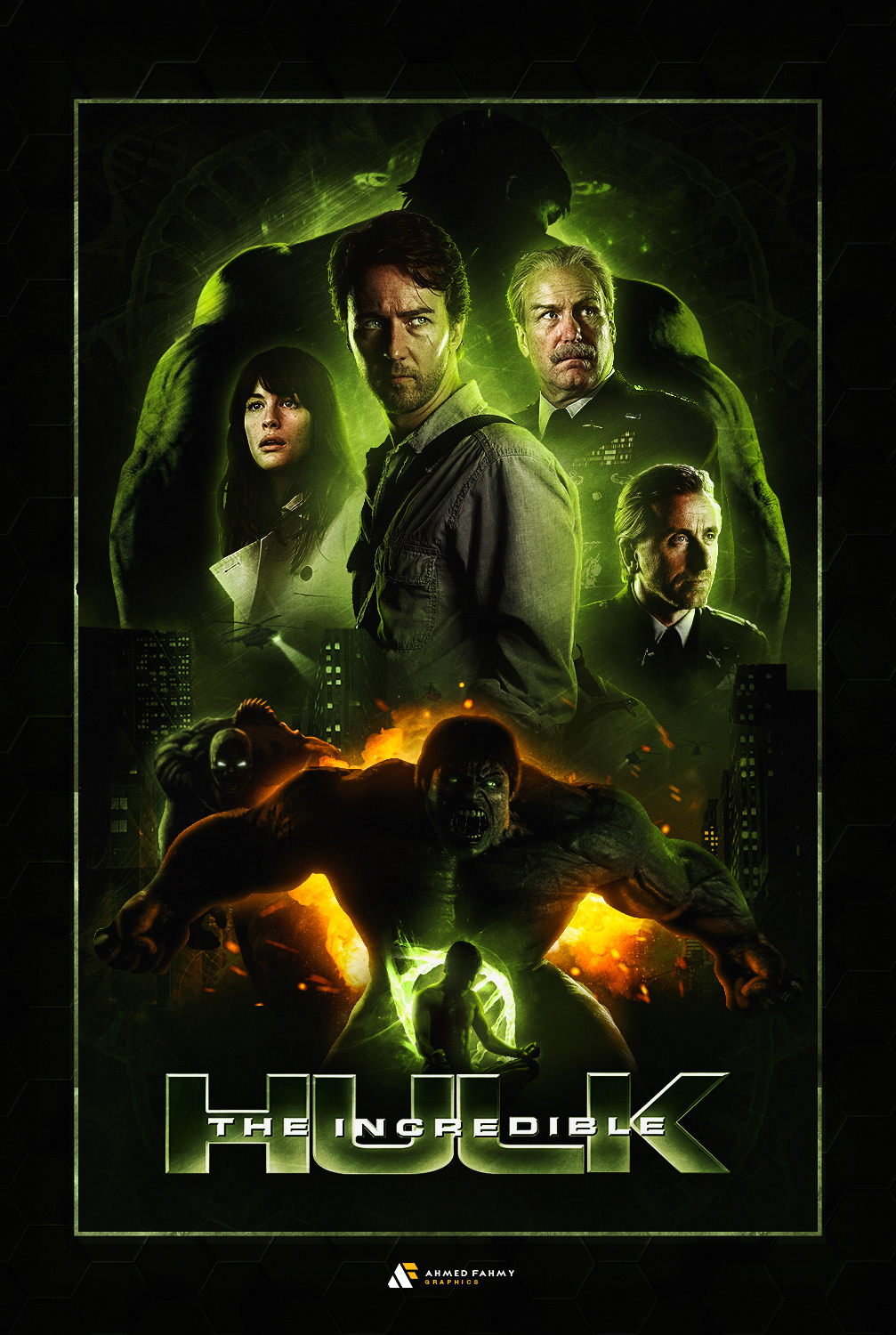 The Incredible Hulk Custom Poster