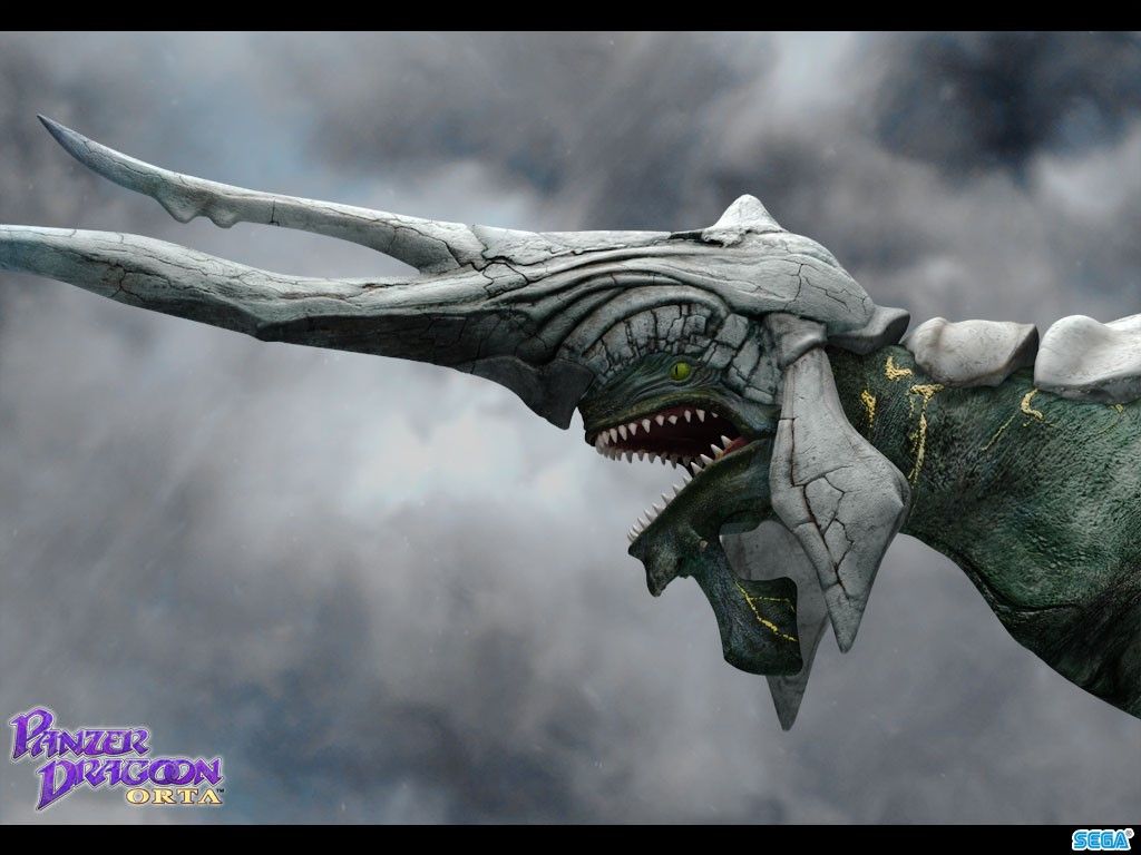 Panzer dragon. Illustrations and posters, Game art, Wallpaper