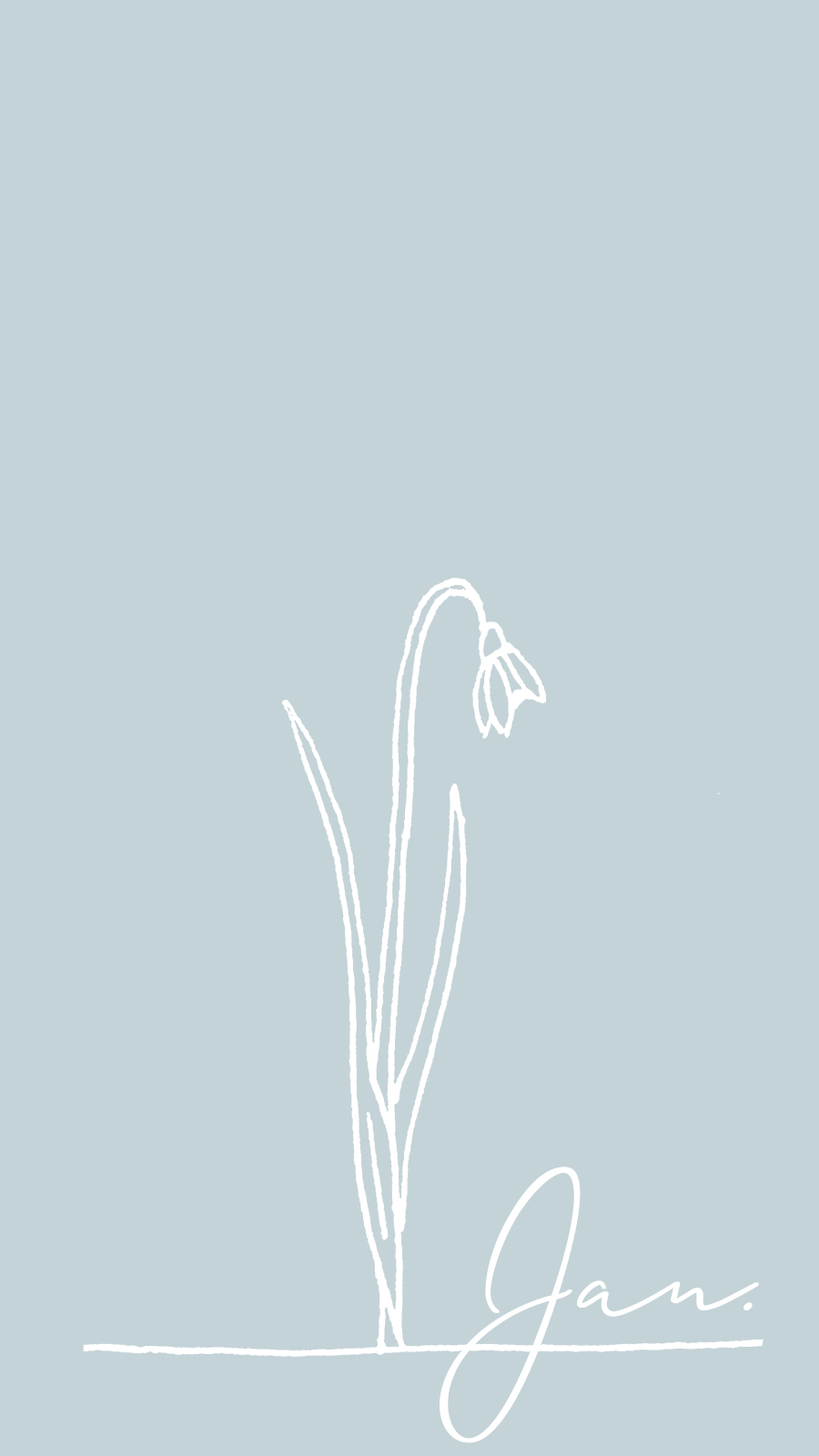 Snowdrop Flower iPhone Wallpaper