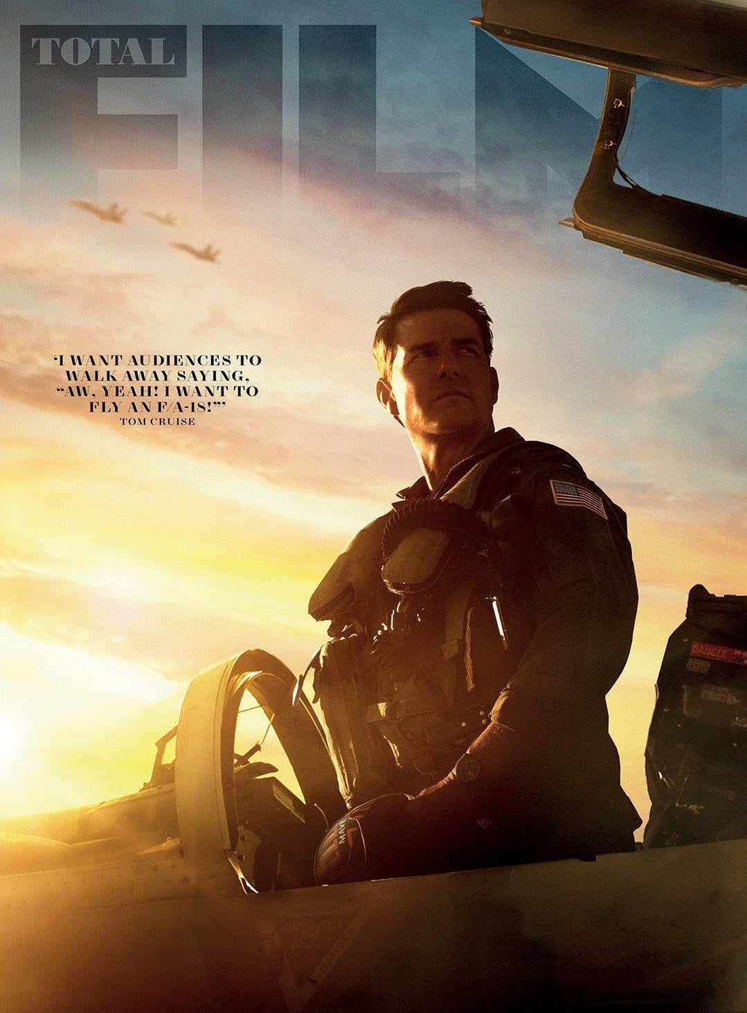 Tom Cruise's Maverick Featured in New Top Gun 2 Cover Image