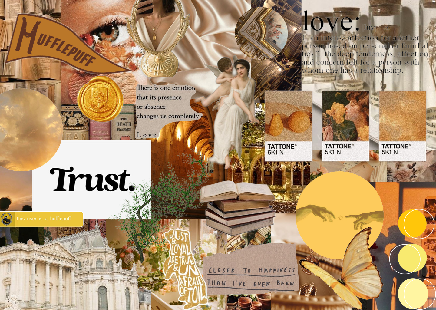 Hufflepuff Aesthetic Computer Wallpaper Free Hufflepuff Aesthetic Computer Background