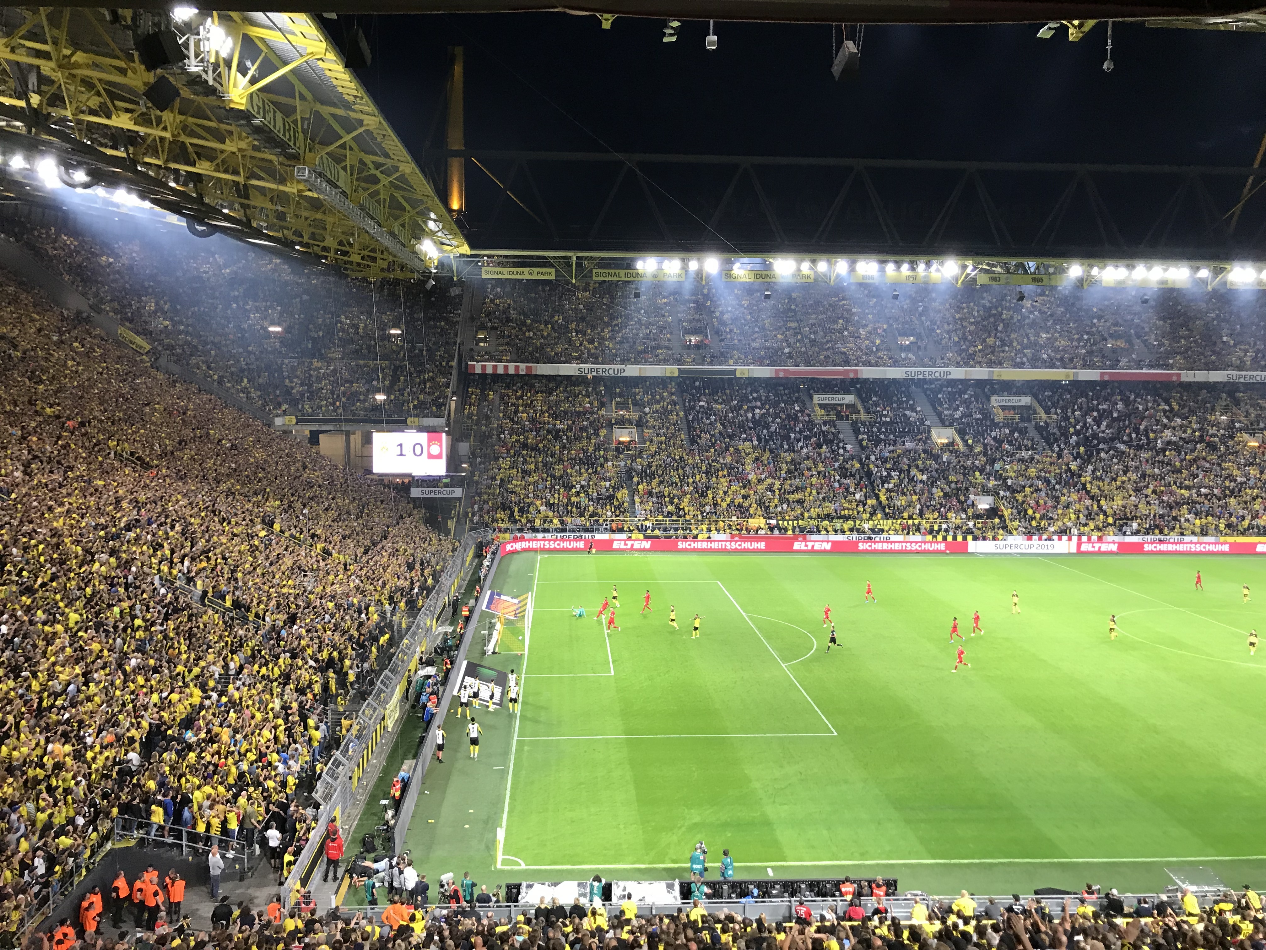 Behind The Yellow Wall: An Insider's Tour Of Signal Iduna Park At The DFL Supercup The Wall
