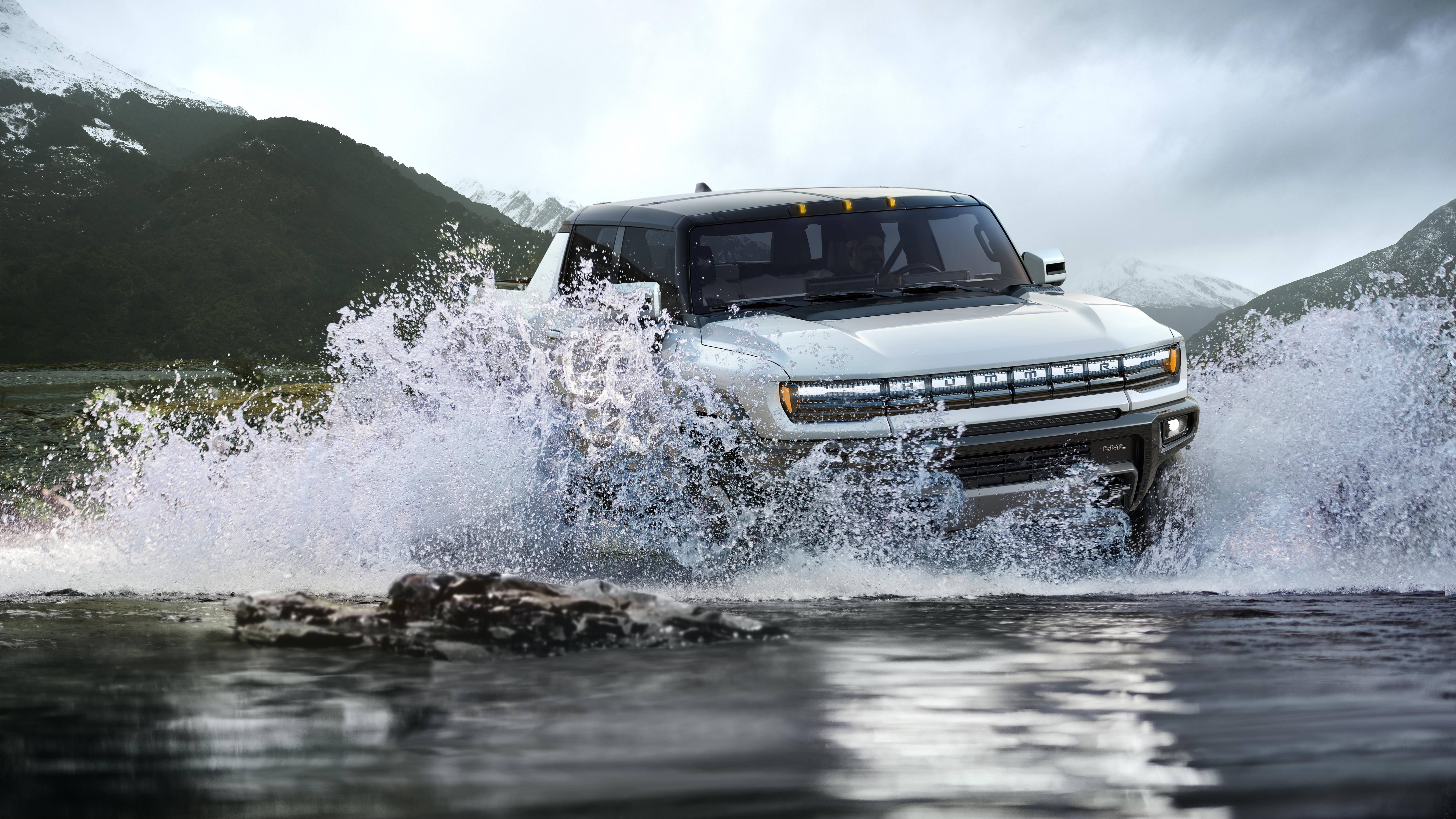 GMC Hummer EV Wallpaper 4K, Electric trucks, 2022, 5K, Cars