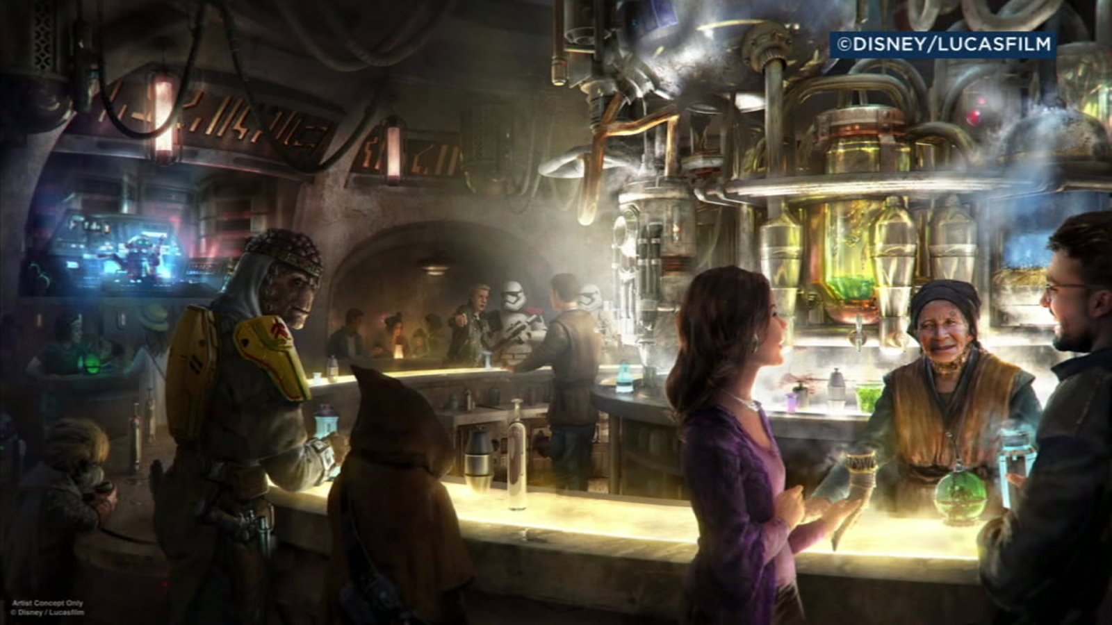 Disney reveals details of Oga's Cantina at Star Wars: Galaxy's Edge Los Angeles