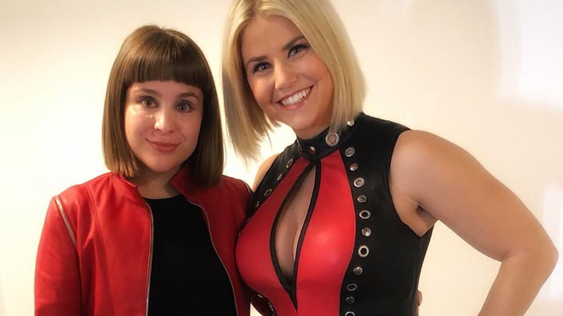 Beatrice Egli sucks his fans with his leather clothes!