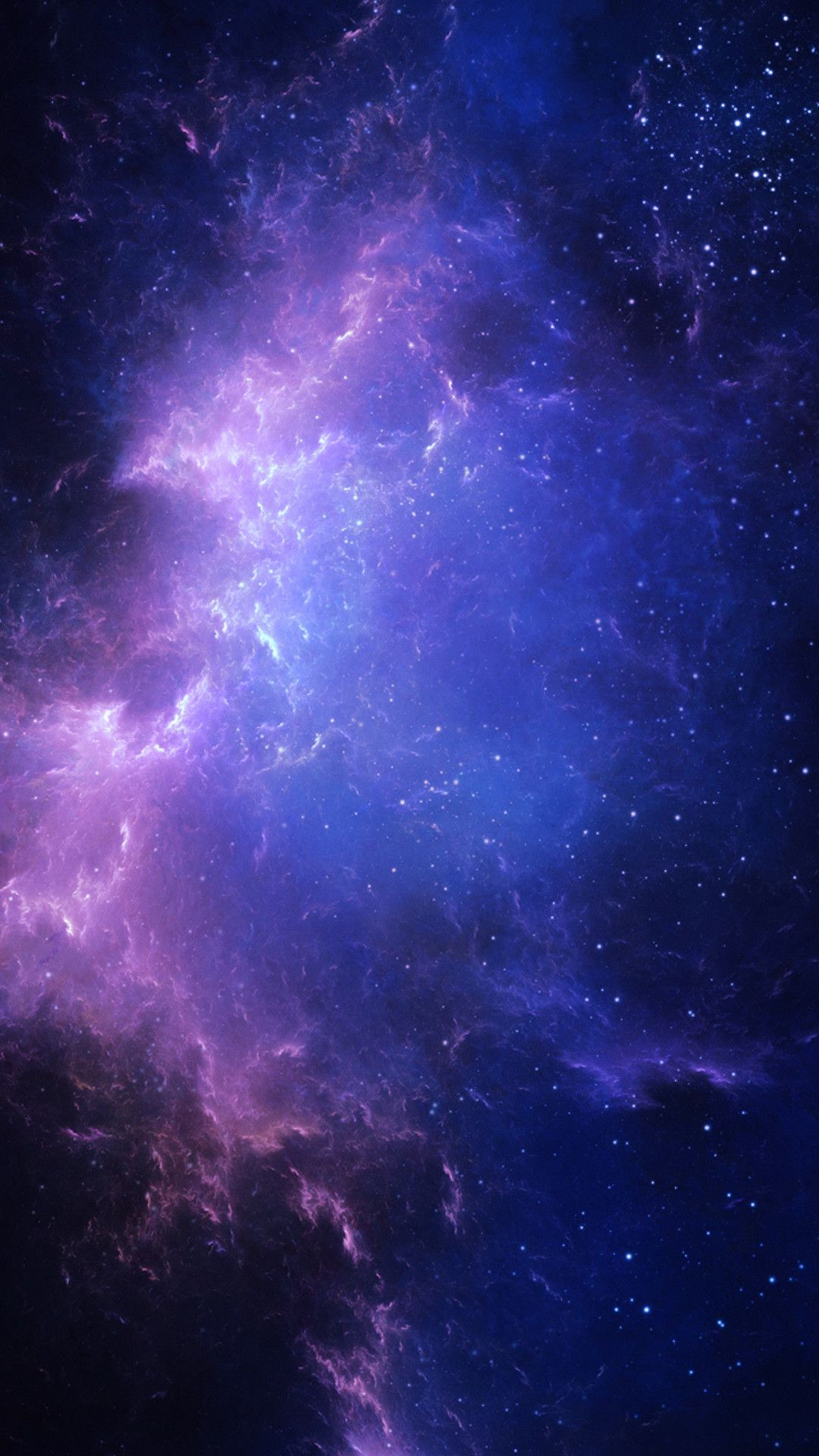 Purple Galaxy iPhone Wallpaper