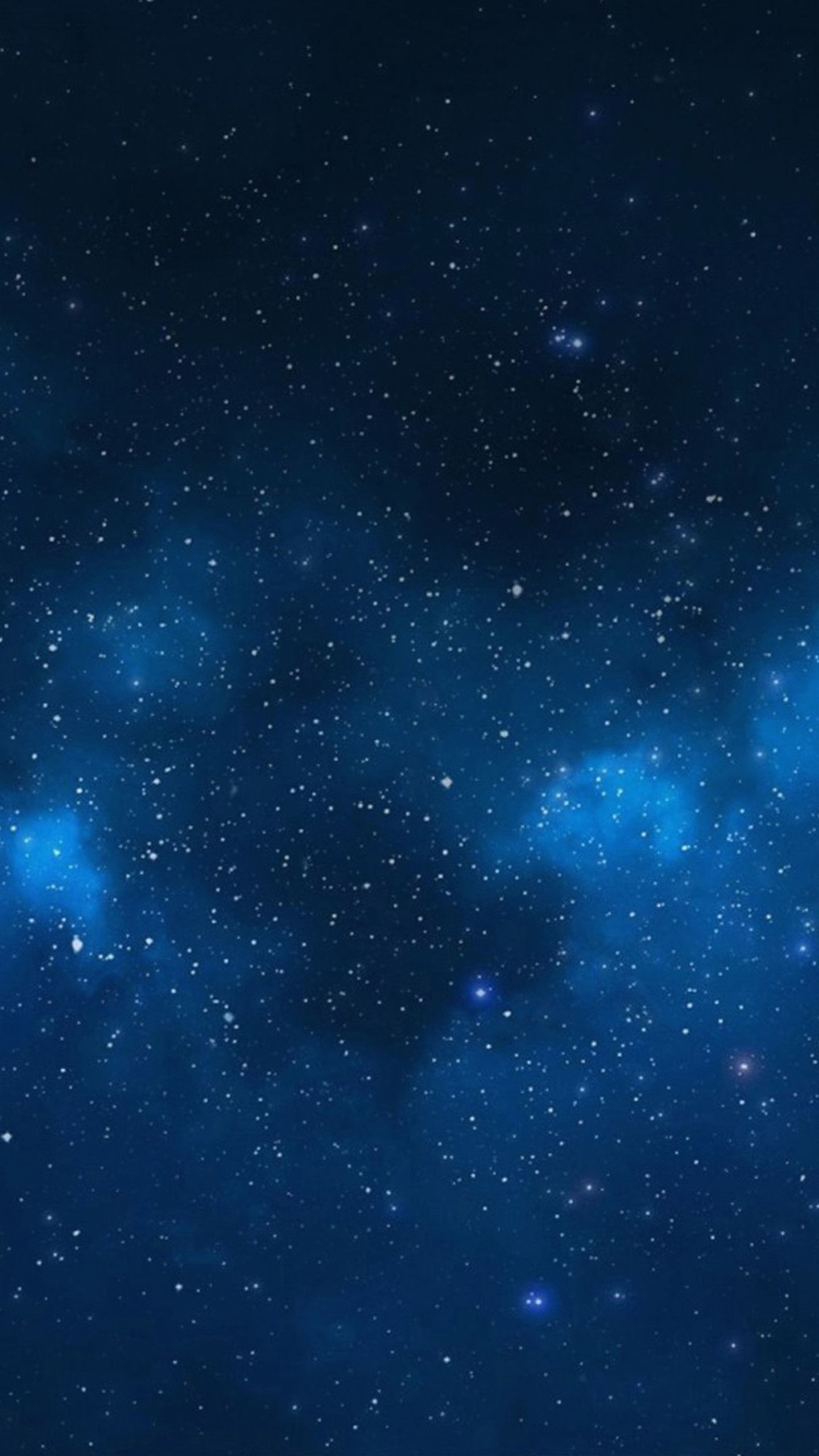 Blue Galaxy iPhone Wallpaper