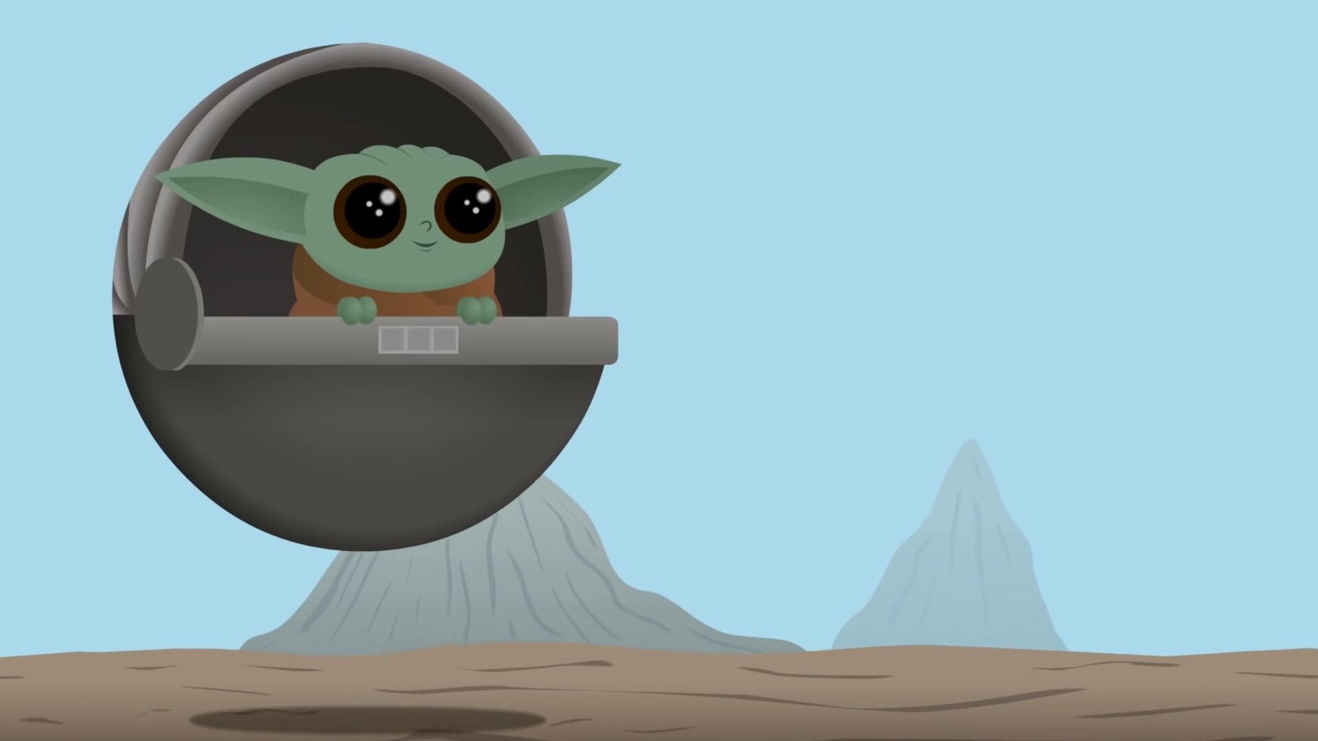 Cute Baby Yoda Desktop Wallpapers Wallpaper Cave