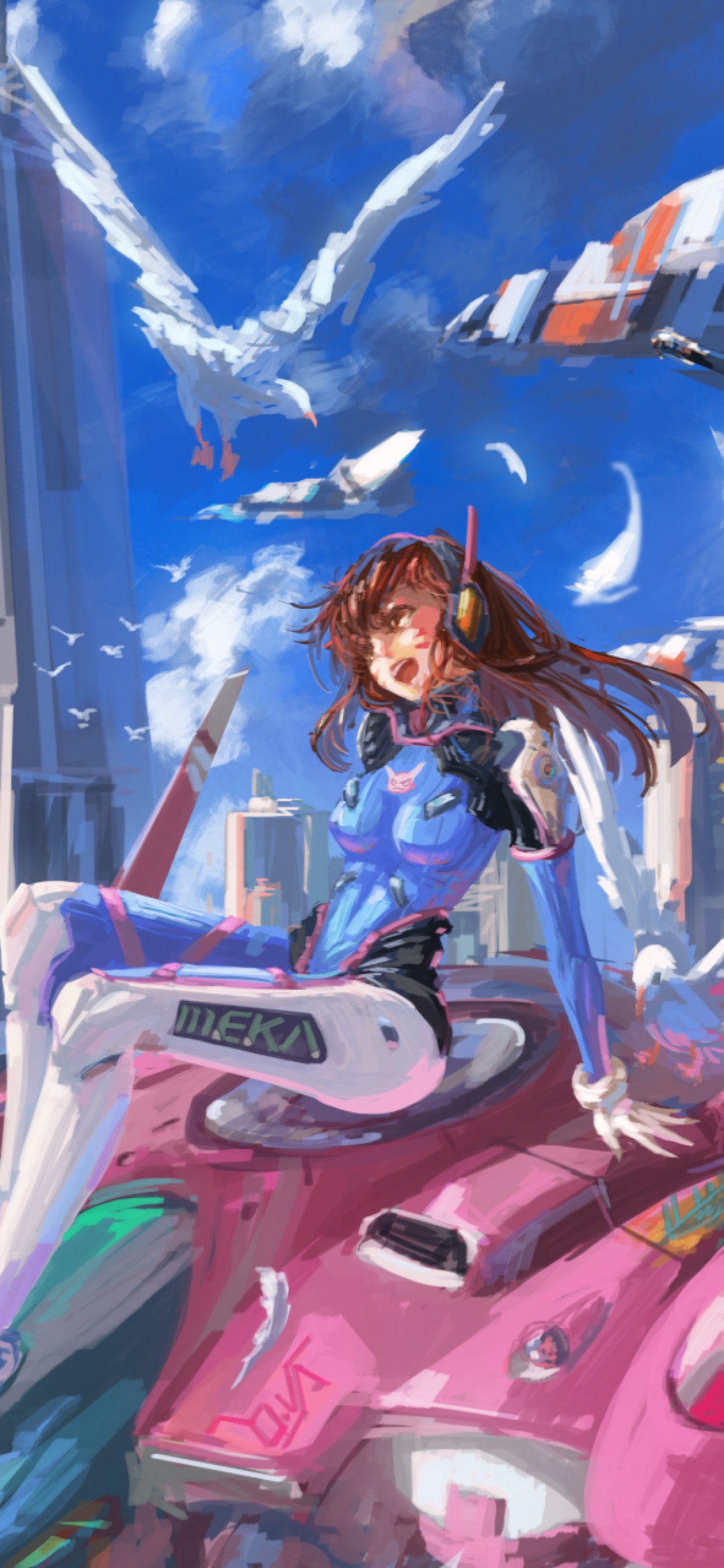 overwatch ana wallpaper, fictional character, cg artwork, supervillain, personal protective equipment, illustration