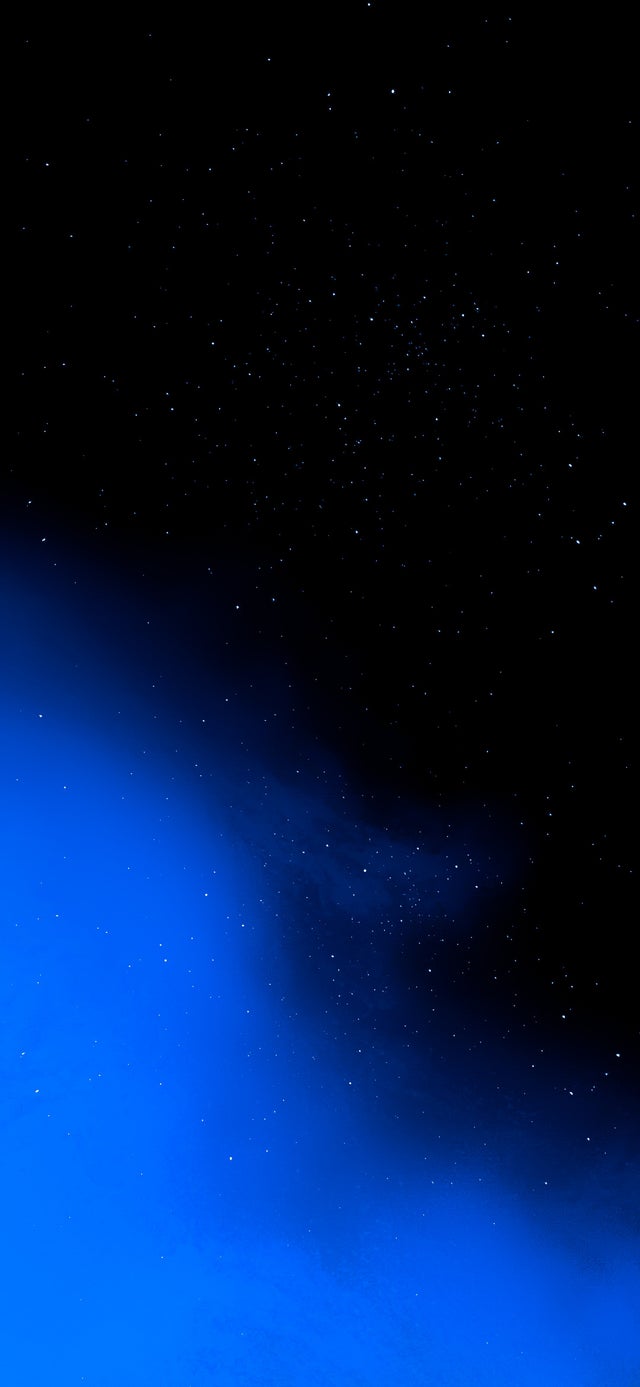 Amoled Black Blue With Highlights, A Bit Edited. Perfect To Cover Some Camera Cutouts