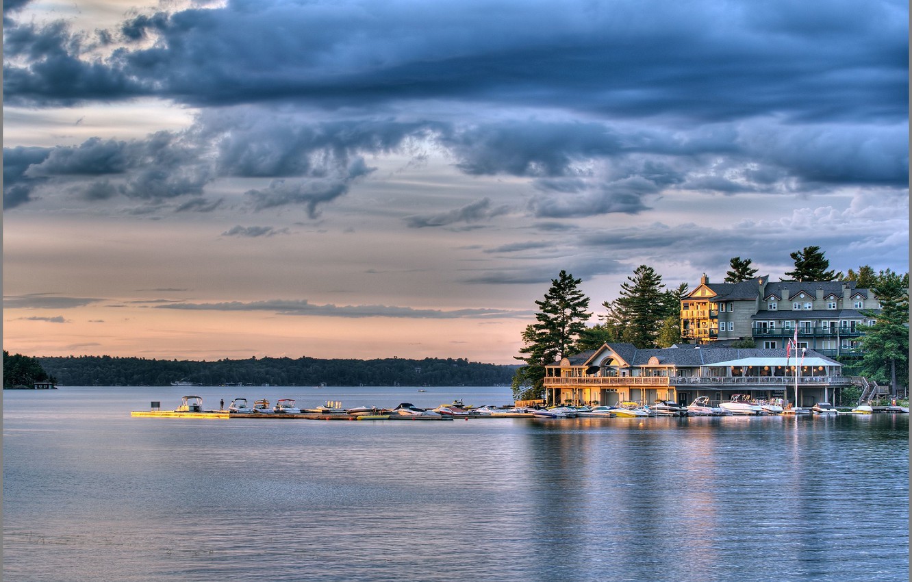 Wallpaper lake, Canada, Canada, resort, Taboo Resort, Lake Muskoka image for desktop, section пейзажи
