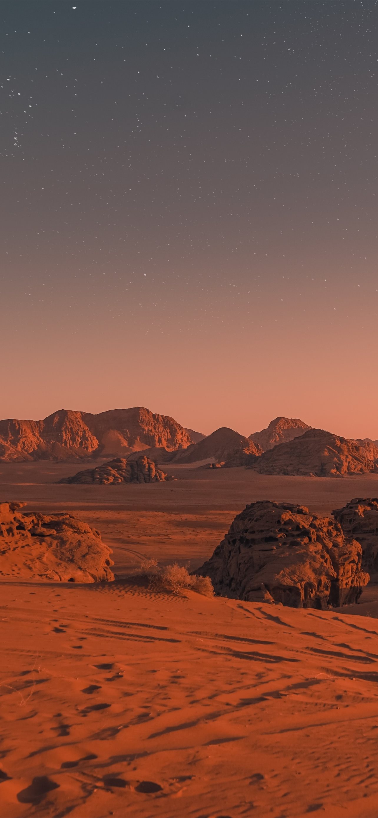 brown sand under blue sky 5k iPhone 12 Wallpaper Free Download