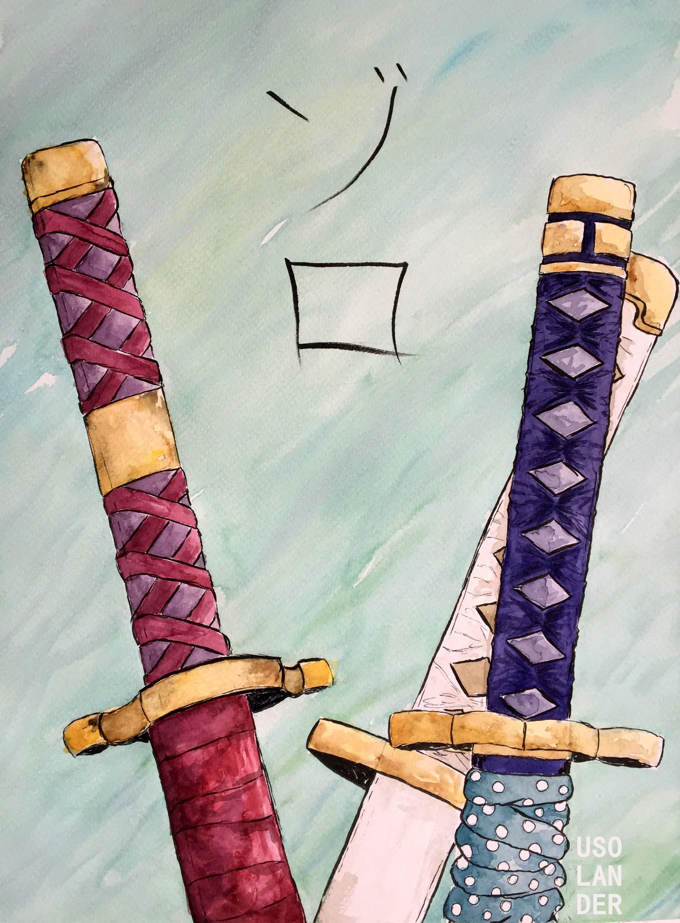 roronoa zoro swords wallpaper