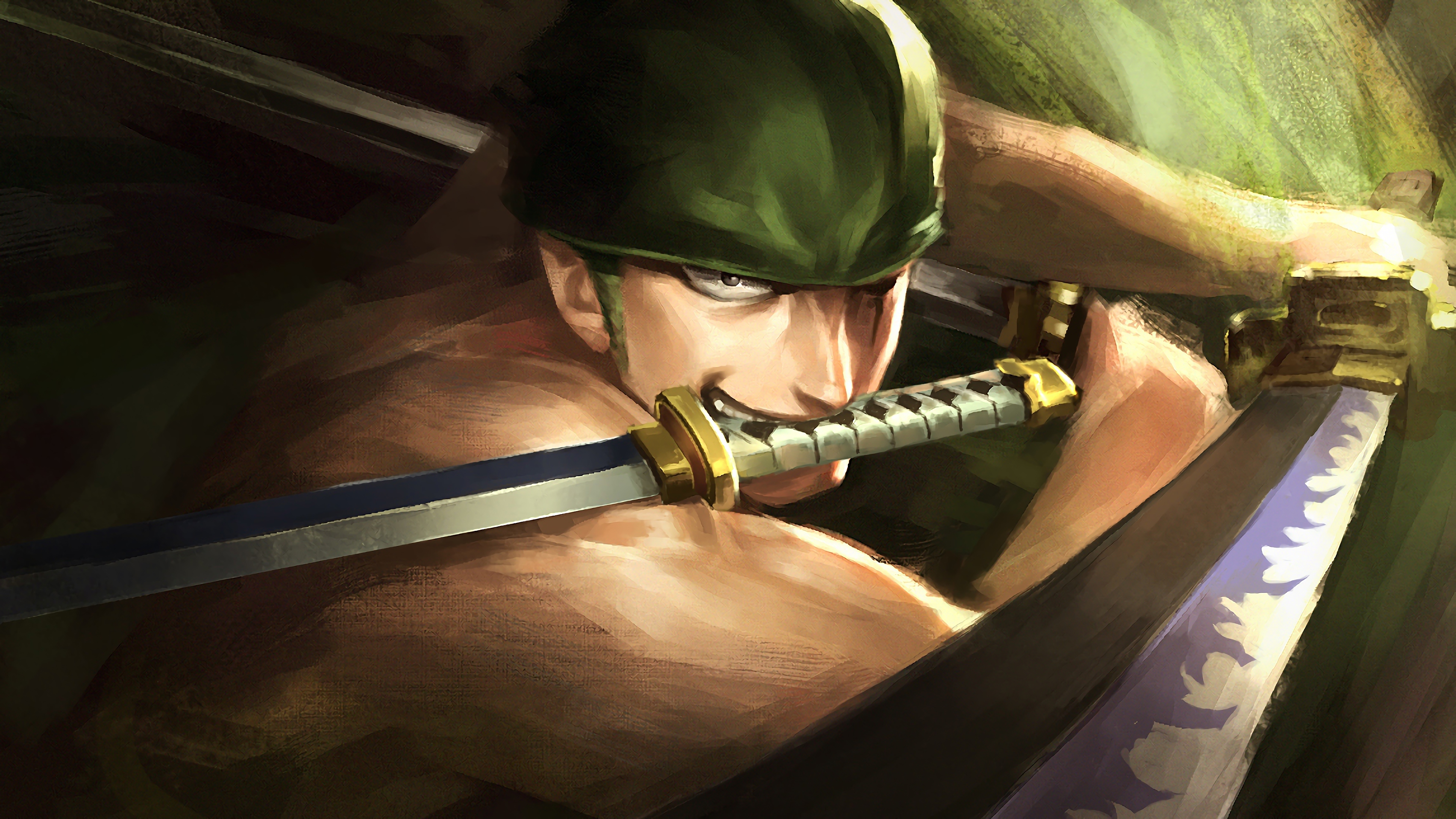 Zoro Katana Swords One Piece 4K