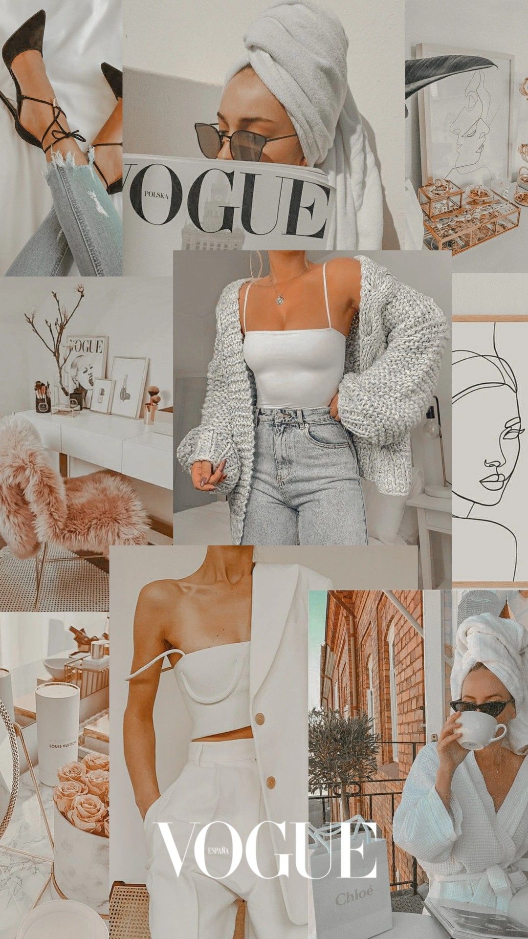 Wallpaper Aesthetic Tumblr. Fashion wallpaper, Vogue wallpaper, iPhone wallpaper girly
