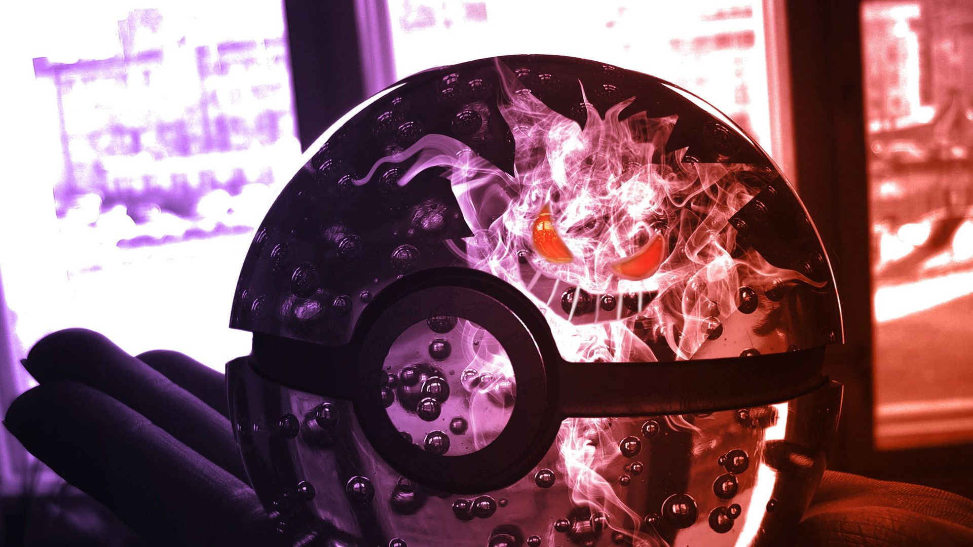 Poke Ball with Gengar HD #gengar poke ball #pokemon P #wallpaper #hdwallpaper #desktop. Gengar, HD pokemon wallpaper, Pokemon