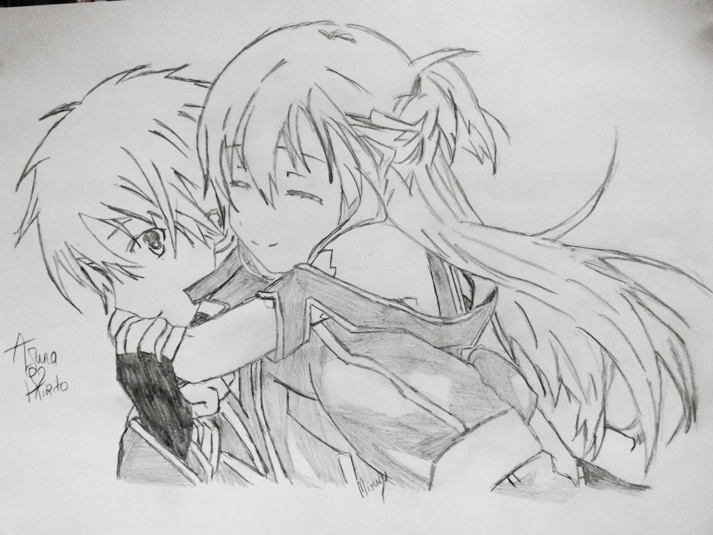 anime love drawing