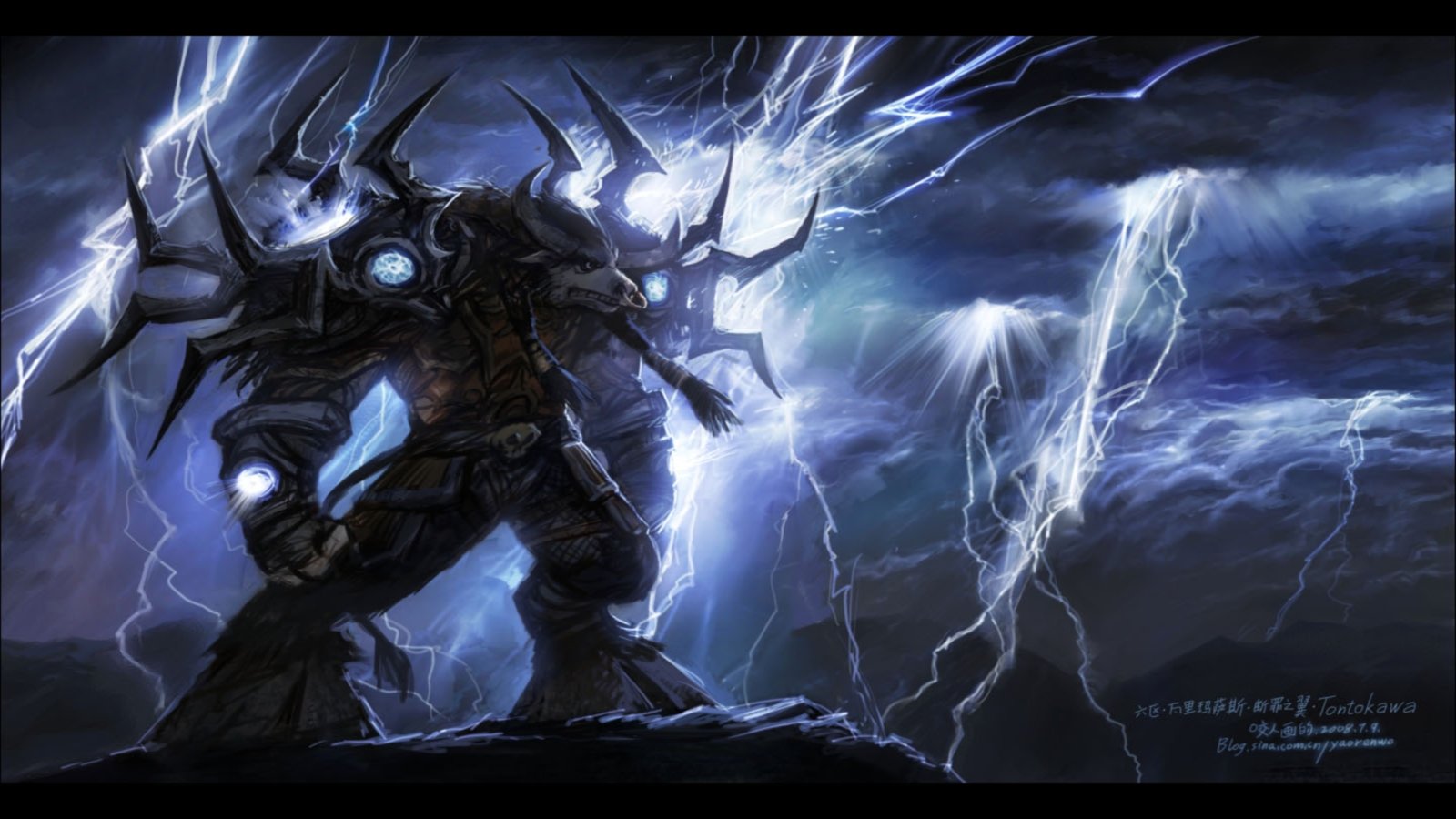 video, Games, World, Of, Warcraft, Electricity, Tauren, Elemental, Lightning, Shaman Wallpaper HD / Desktop and Mobile Background