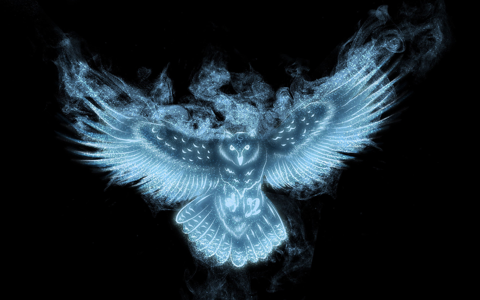 Blue Owl Digital Wallpaper, Look, Wing • Wallpaper For You
