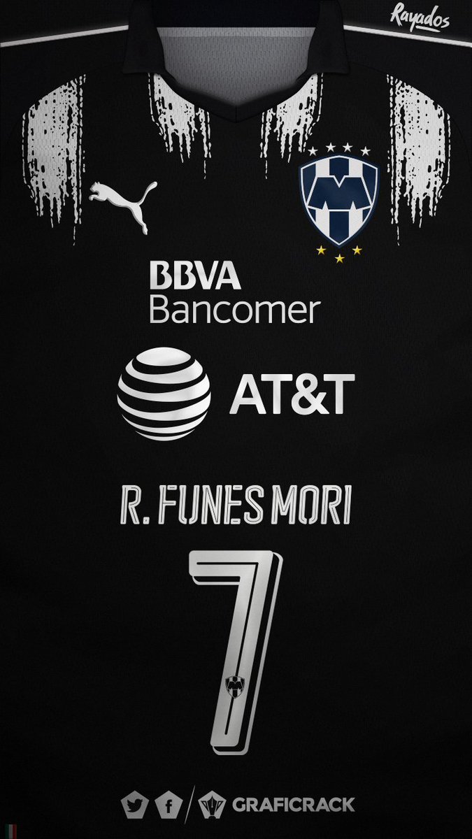 GRAFICRACK Funes Mori. Rayados de Monterrey Jersey 3ero. #Rayados #SomosRayados #VamosRayados #FunesMori