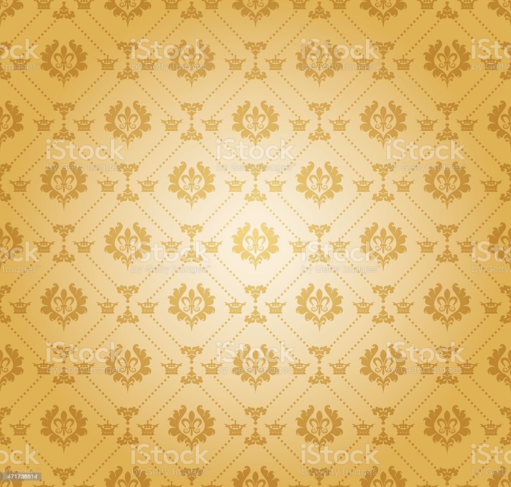 Vintage Pattern Wallpaper Old Color Stock Illustration Image Now