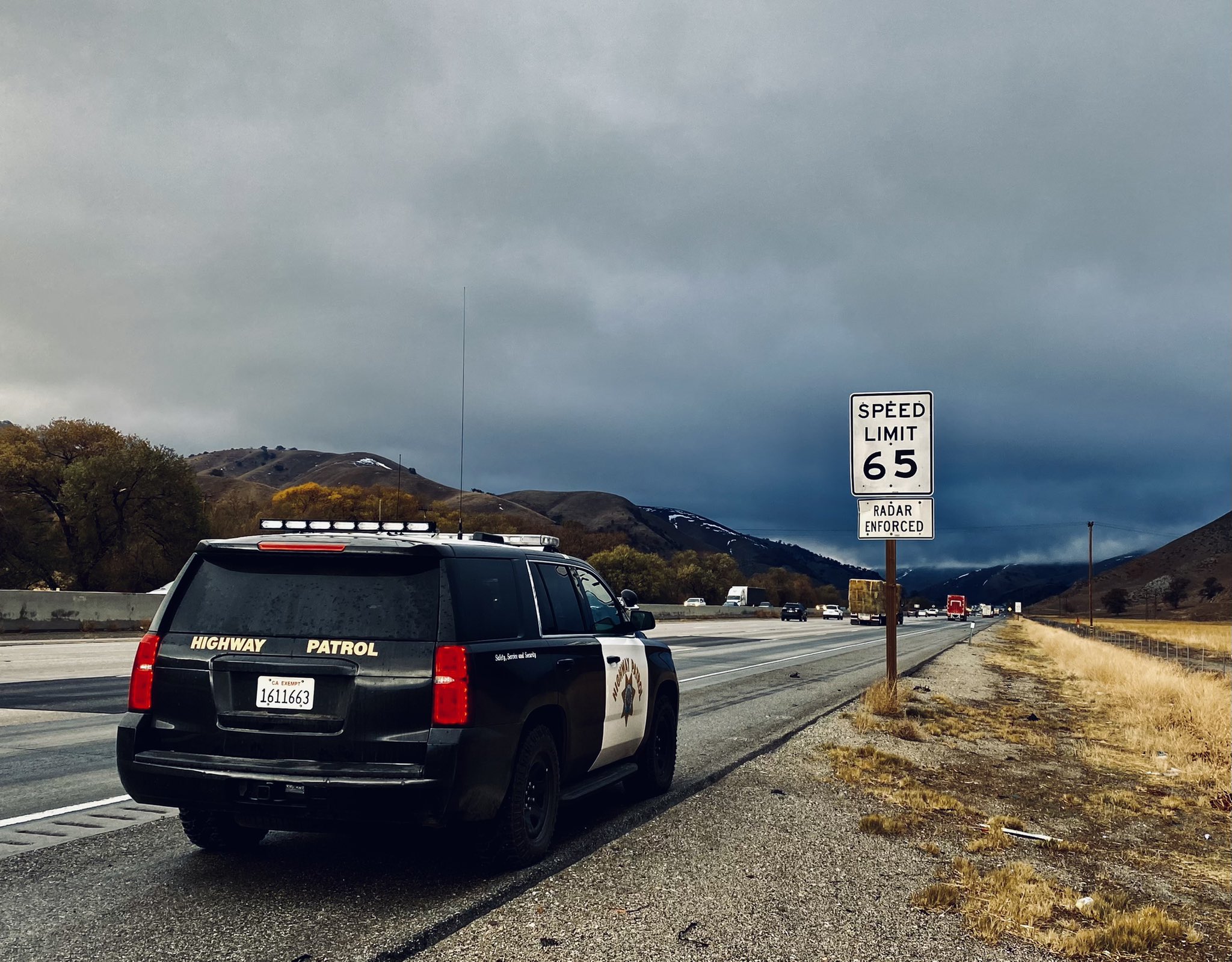 CHP Fort Tejon we are expecting a storm with the possibility of snow on the Grapevine over the next couple of days. To ensure you travel safely up and