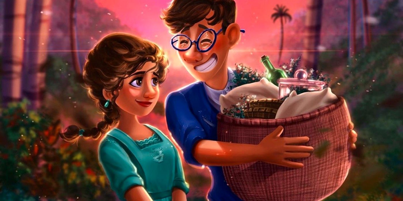 Encanto Art Imagines The Sweet Story of How Mirabel's Parents Met