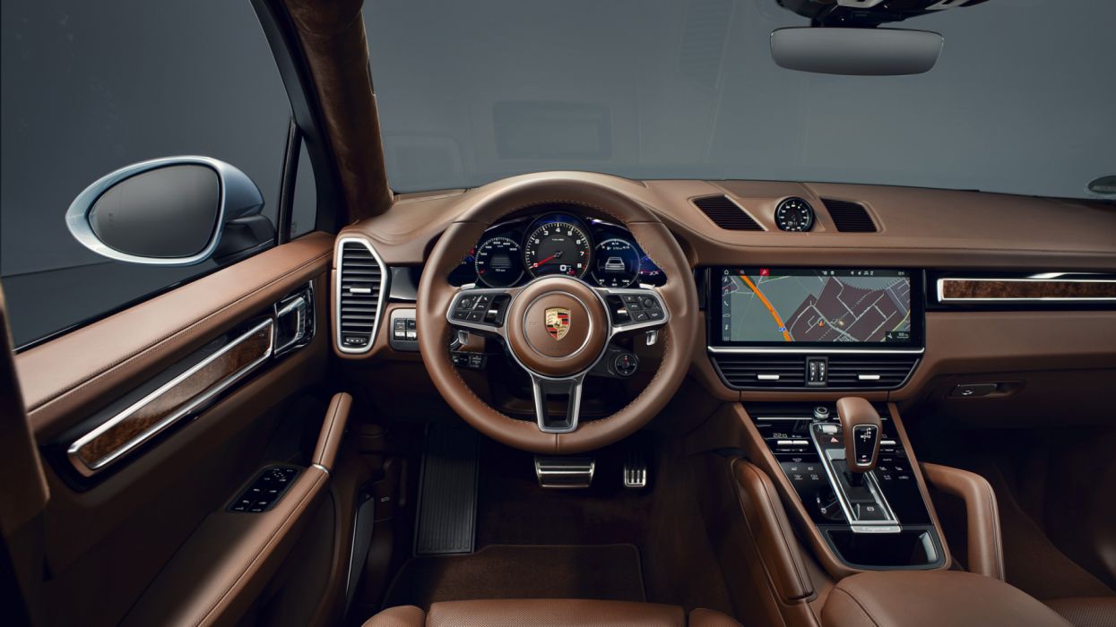 Porsche Cayenne S Coupe 2019 Interior 5k HD Wallpaperx1440