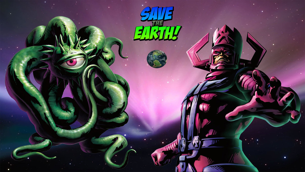 Free download Shuma Gorath Vs Galactus by YatmingC [1189x672] for your Desktop, Mobile & Tablet. Explore Galactus Wallpaper. Heralds of Galactus Wallpaper