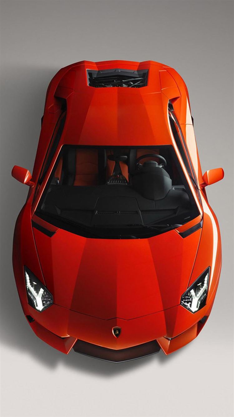 Pretty Red Lamborghini iPhone 8 Wallpaper Free Download