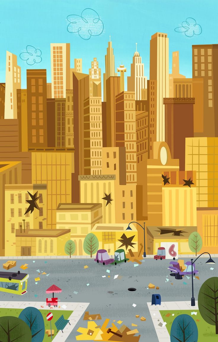Powerpuff Background Art Inspiration. City cartoon, Animation background, Paint background